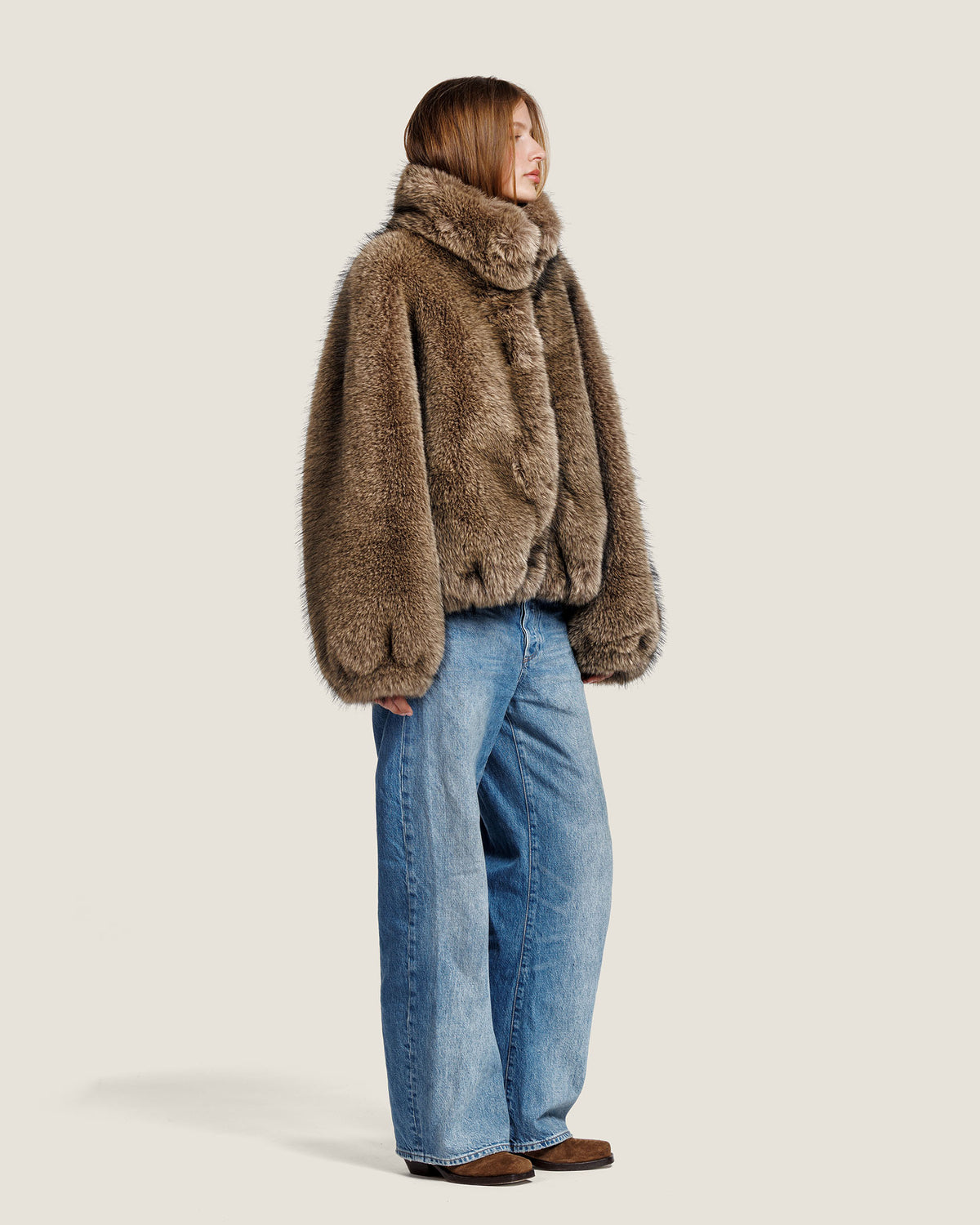 ALLY FAUX FUR JACKET