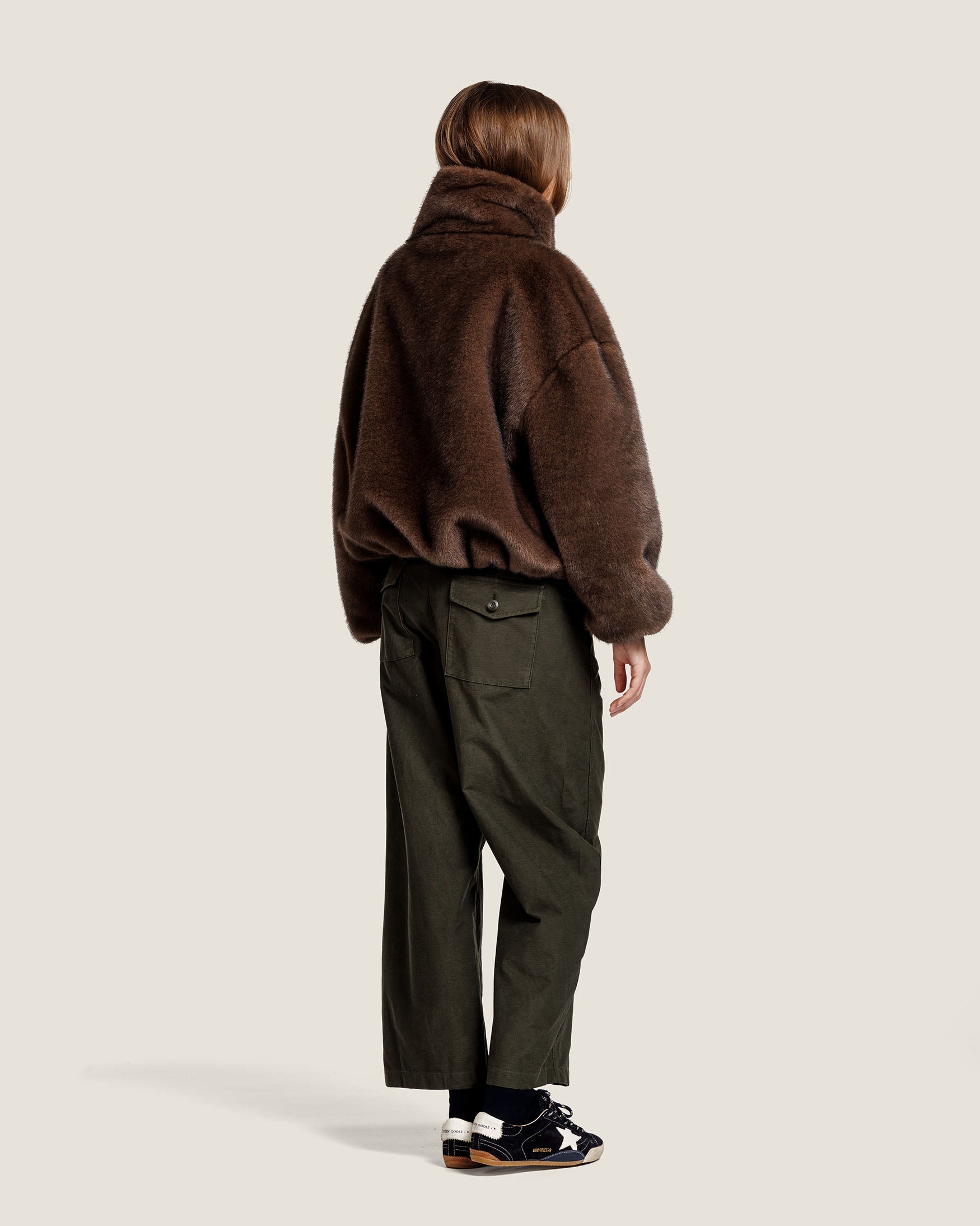 ALLY FAUX MINK JACKET
