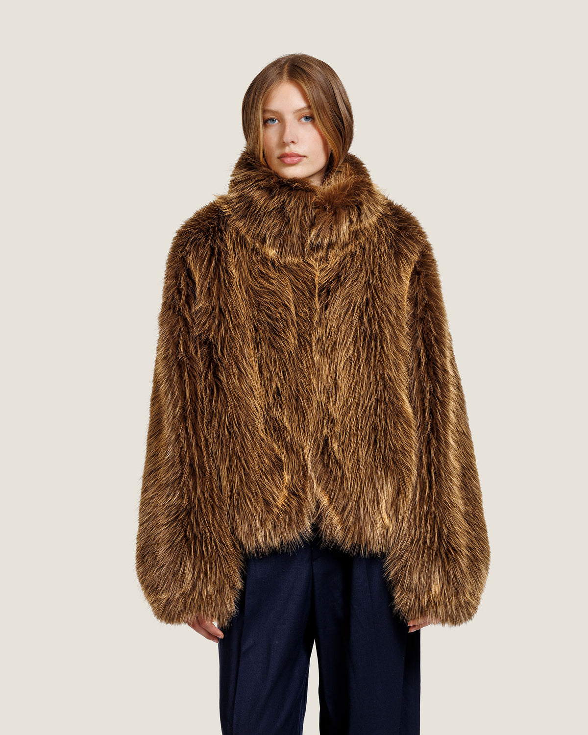 ALLY FAUX FUR JACKET