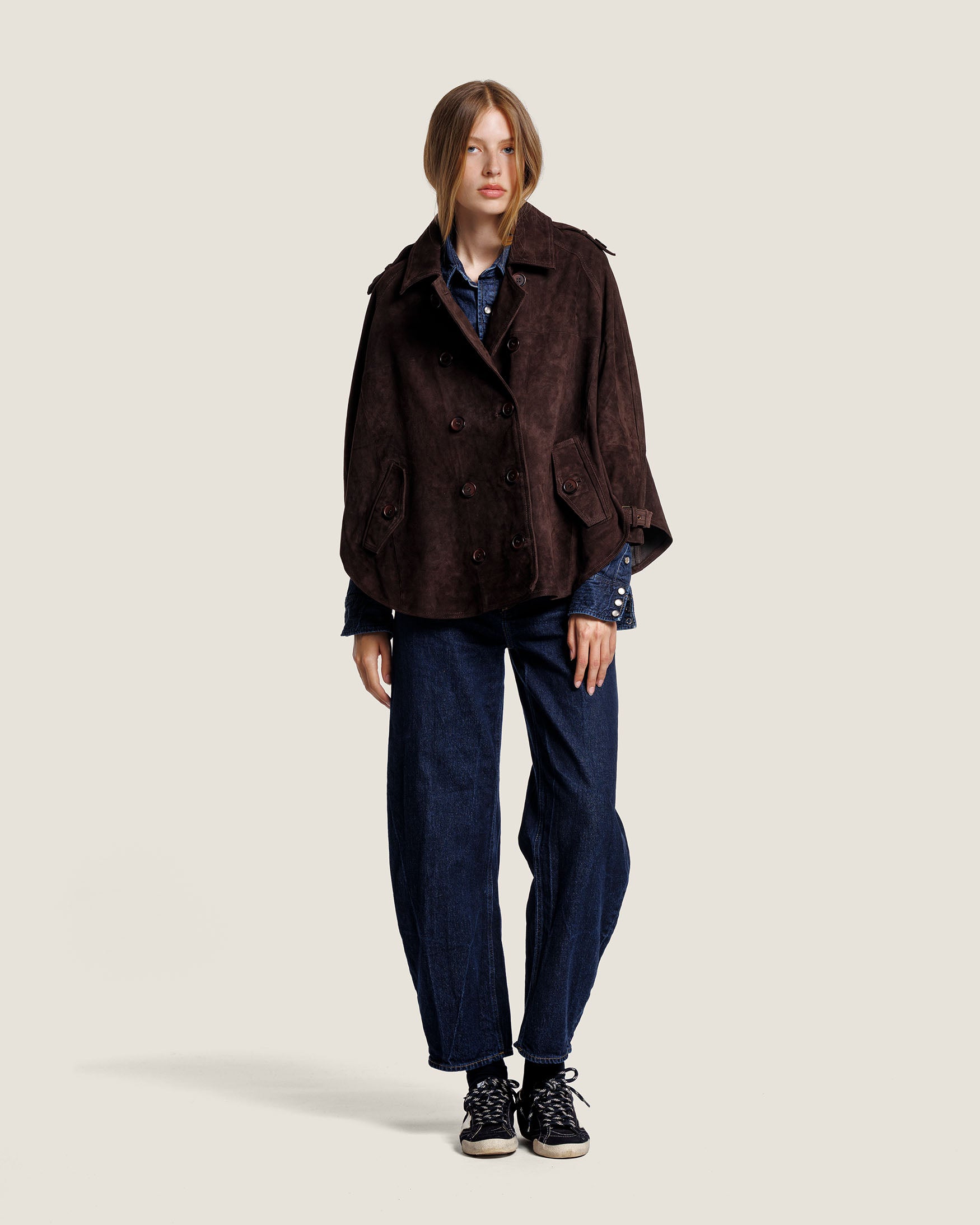 Bibi - Suede Blouse