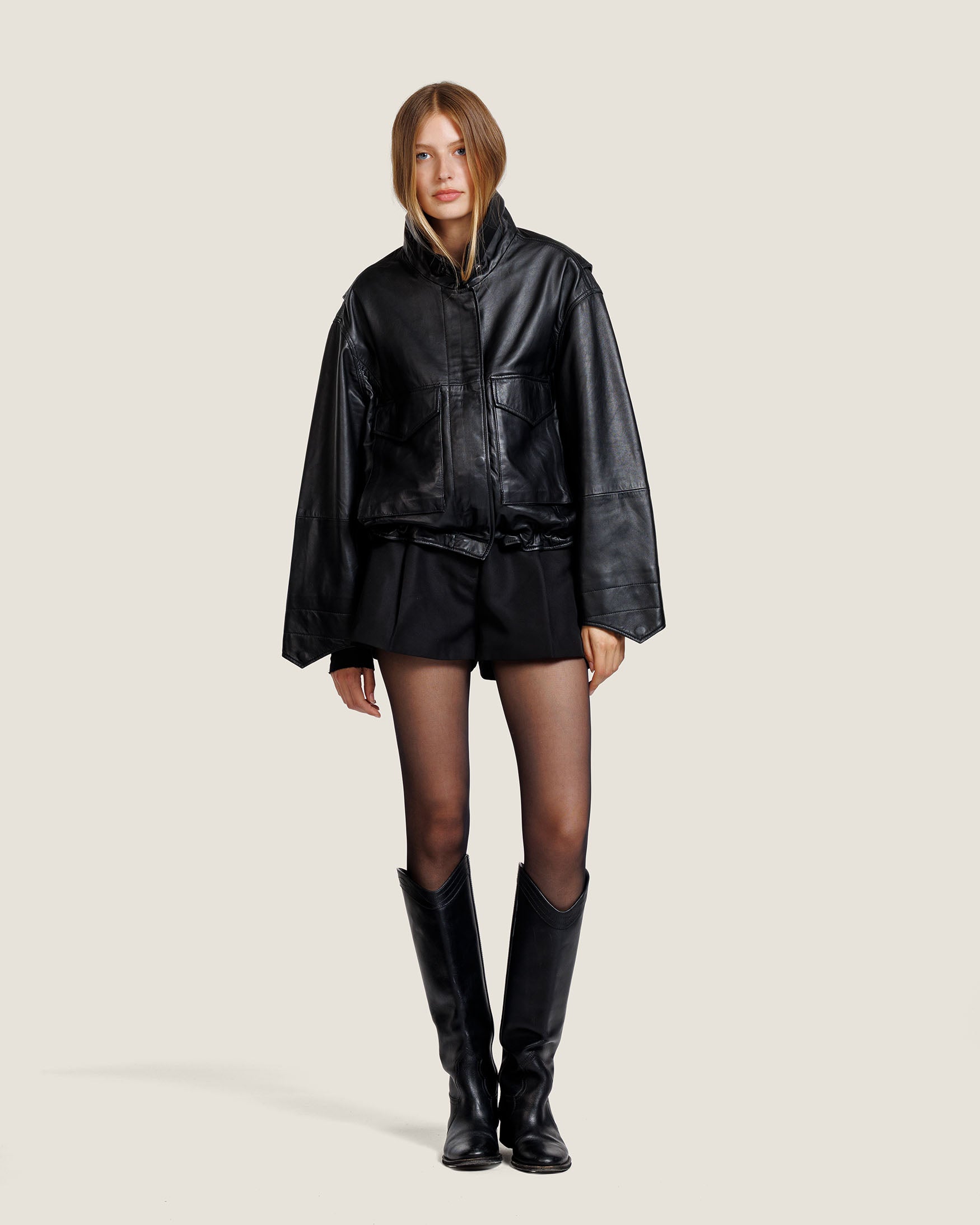 FAITH LEATHER JACKET