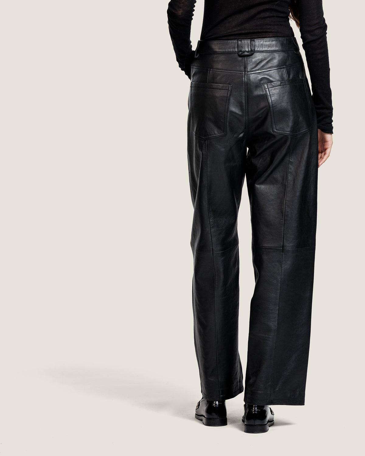 FENNE LEATHER TROUSERS