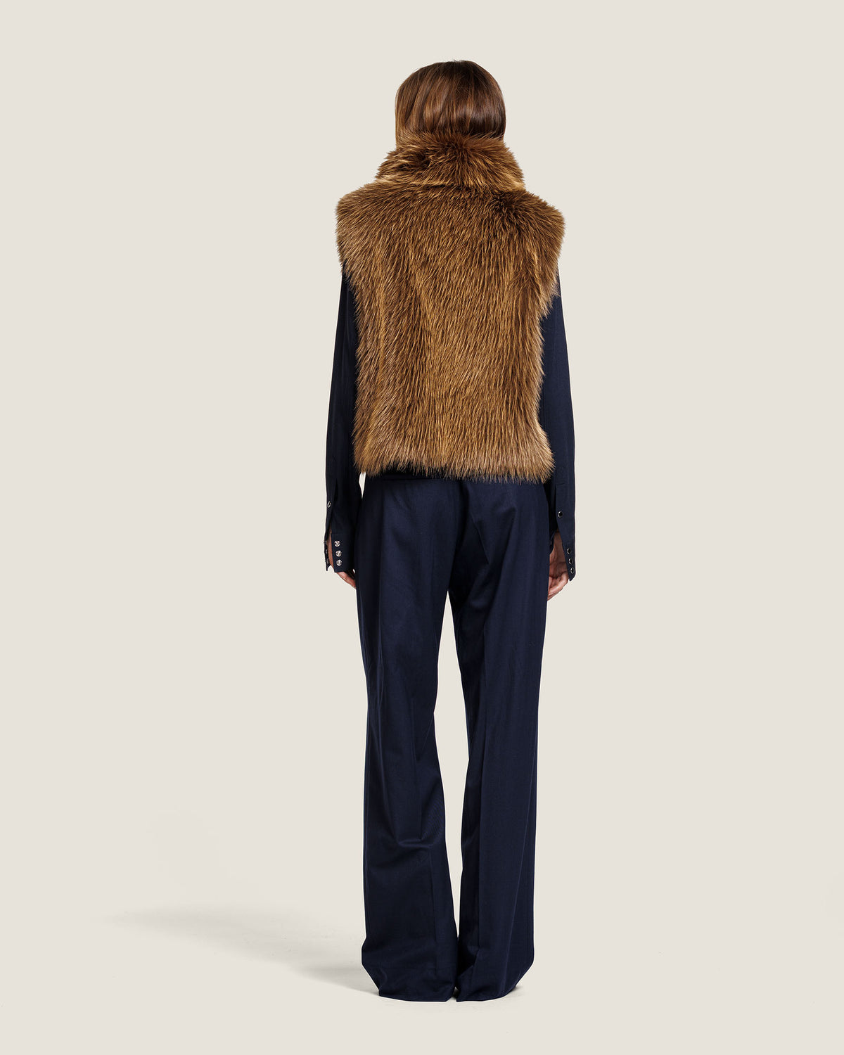 GILL FAUX FUR GILET