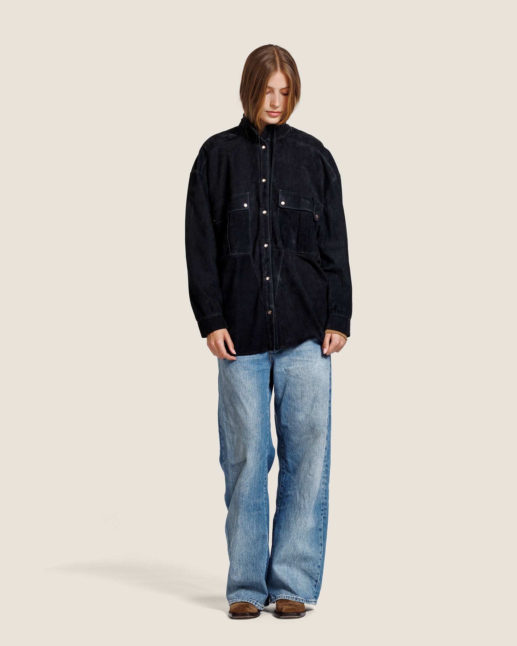 Haya - Suede Blouse