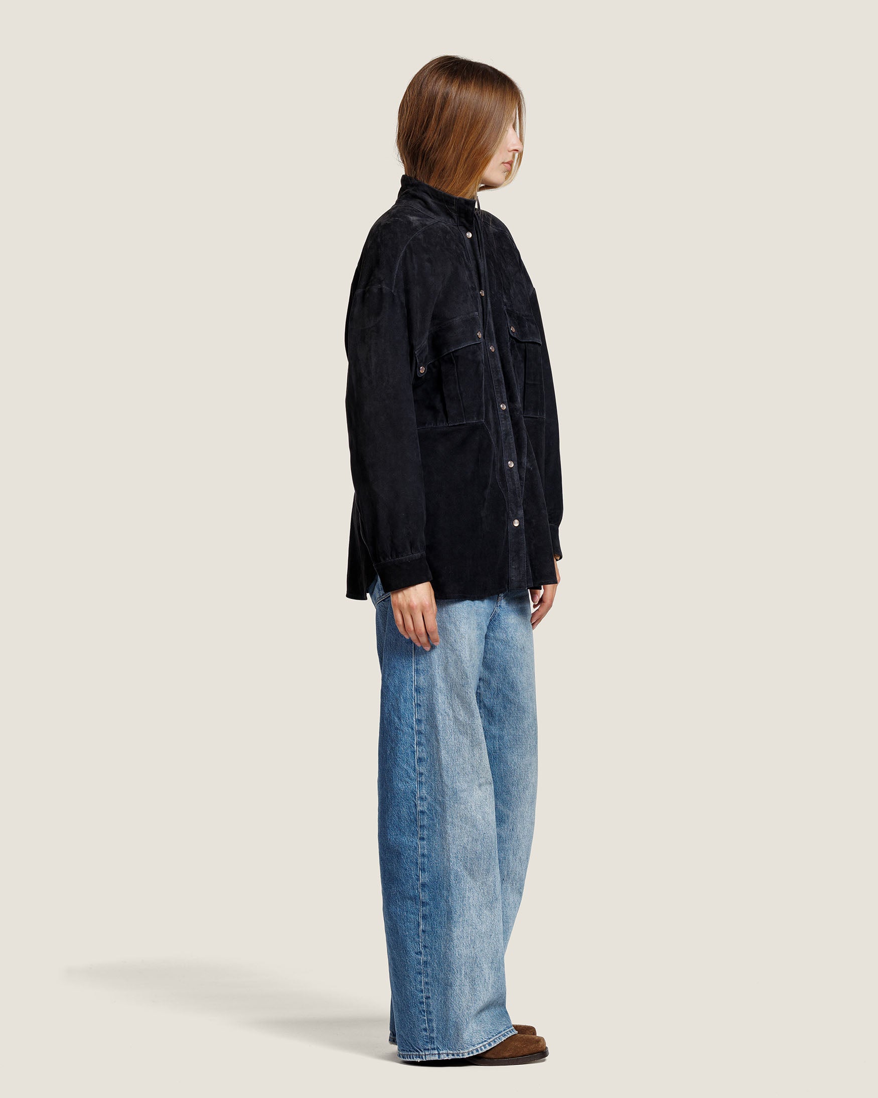 Haya - Suede Blouse