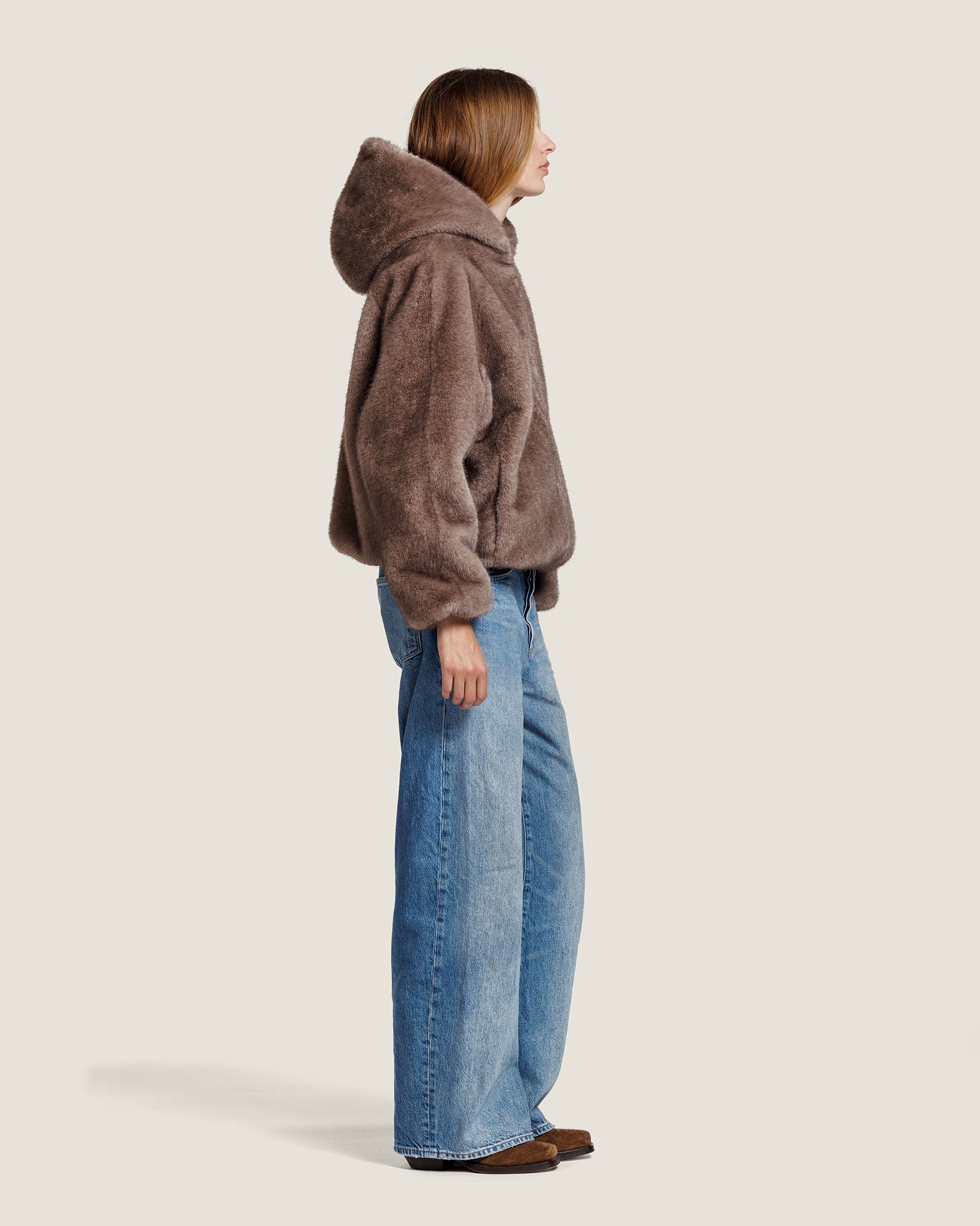 JADA FAUX MINK JACKET