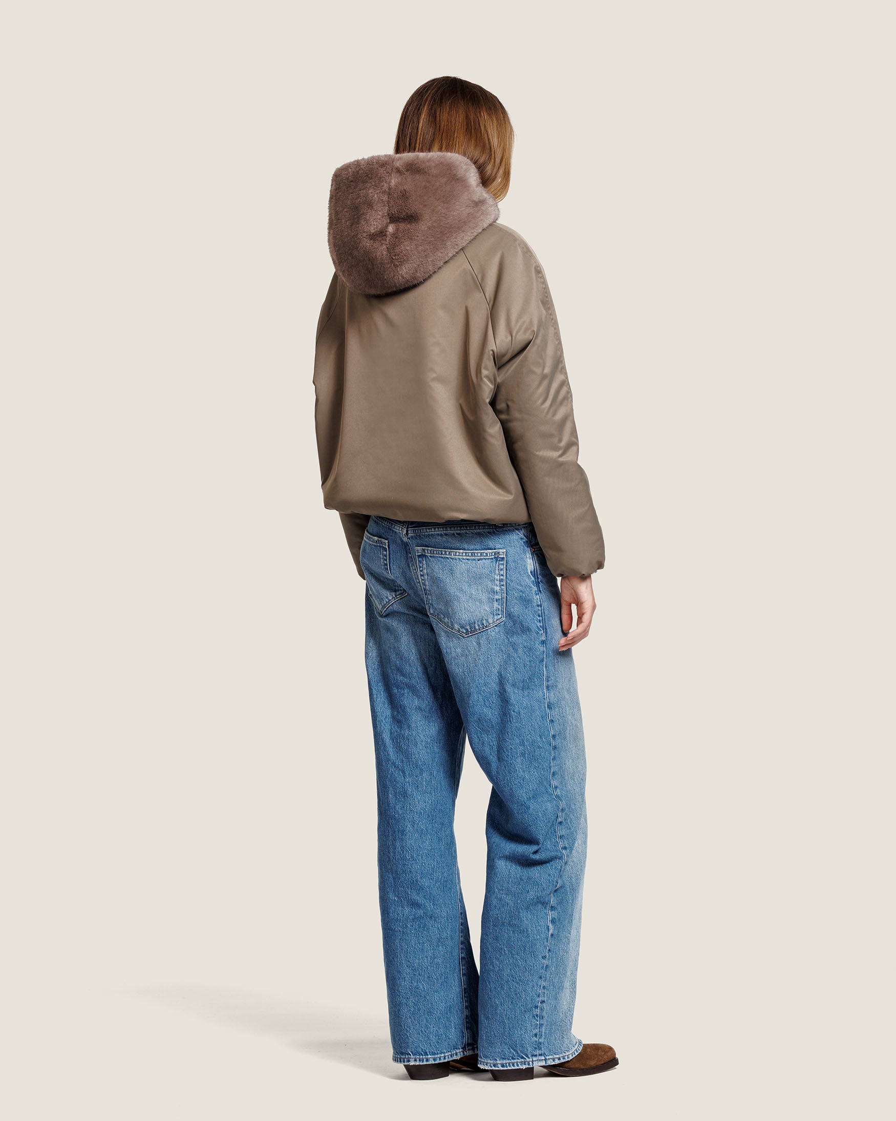 JADA FAUX MINK JACKET