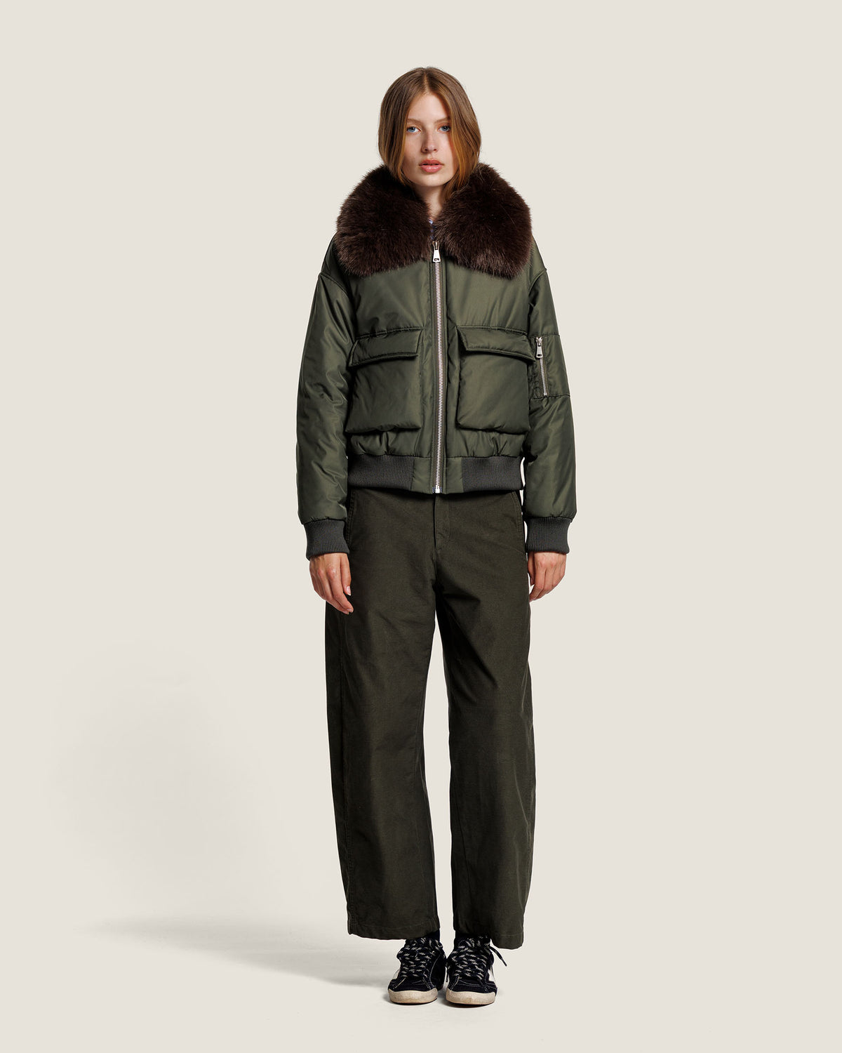 JULIETTE NYLON FUR JACKET