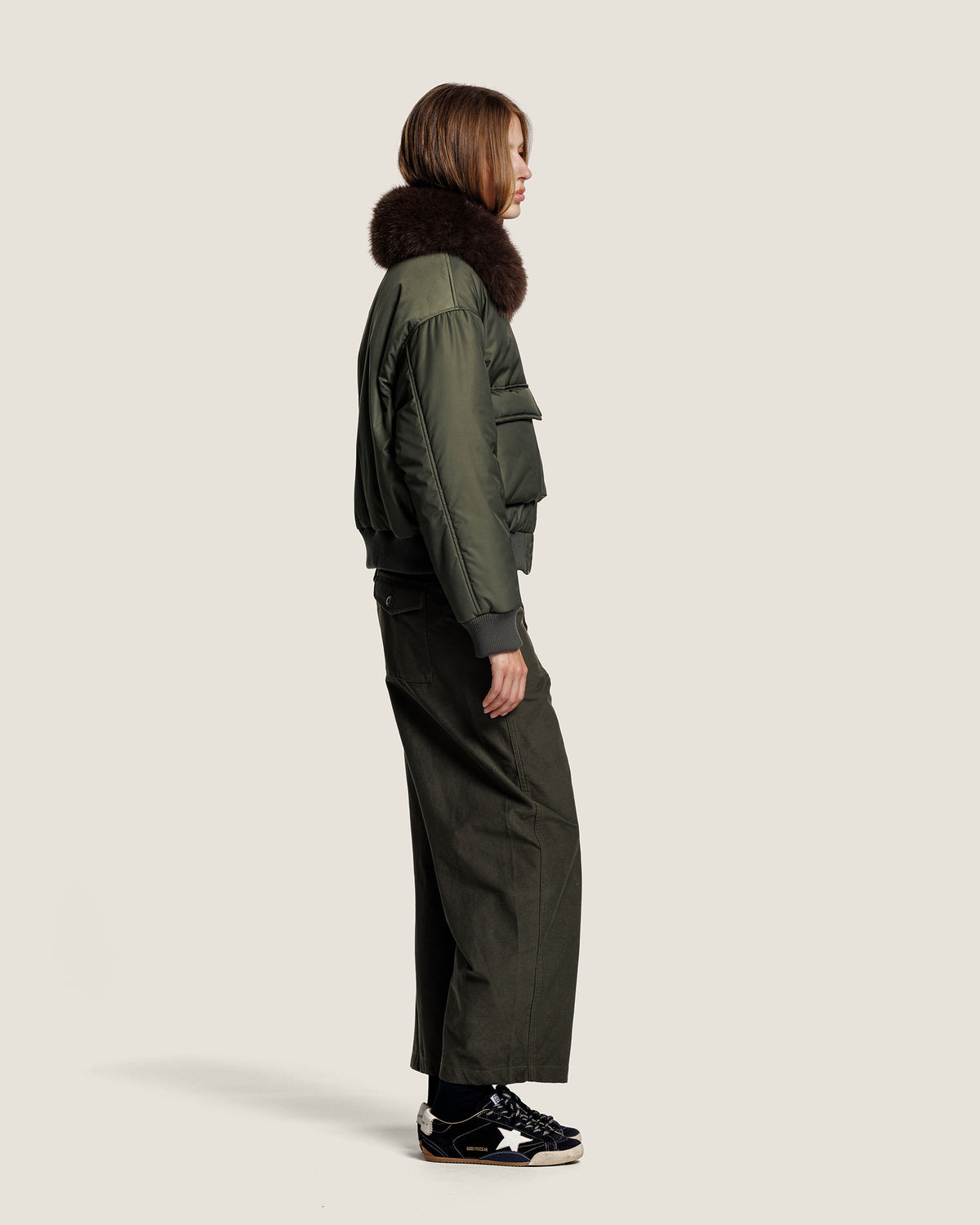 JULIETTE NYLON FUR JACKET