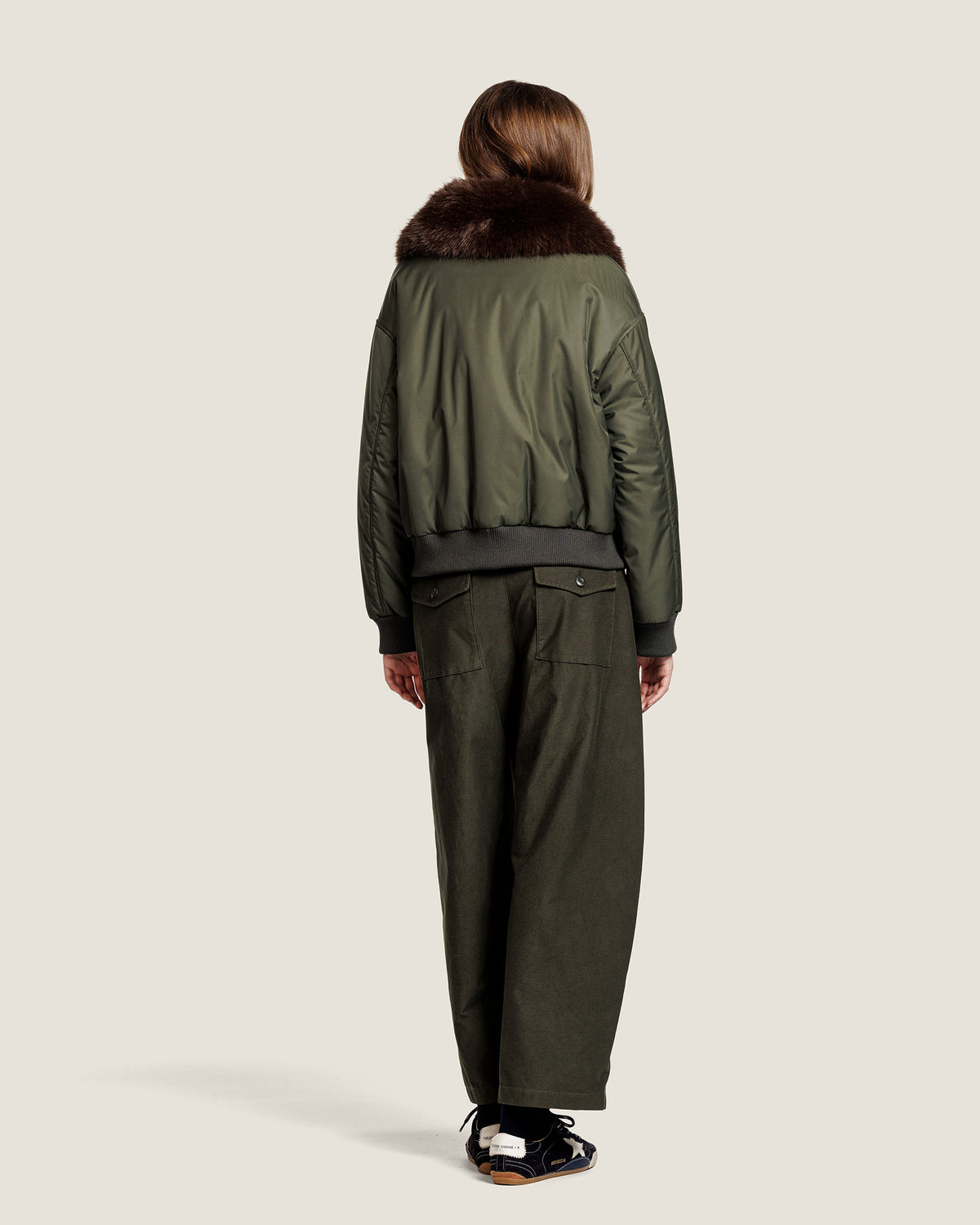 JULIETTE NYLON FUR JACKET