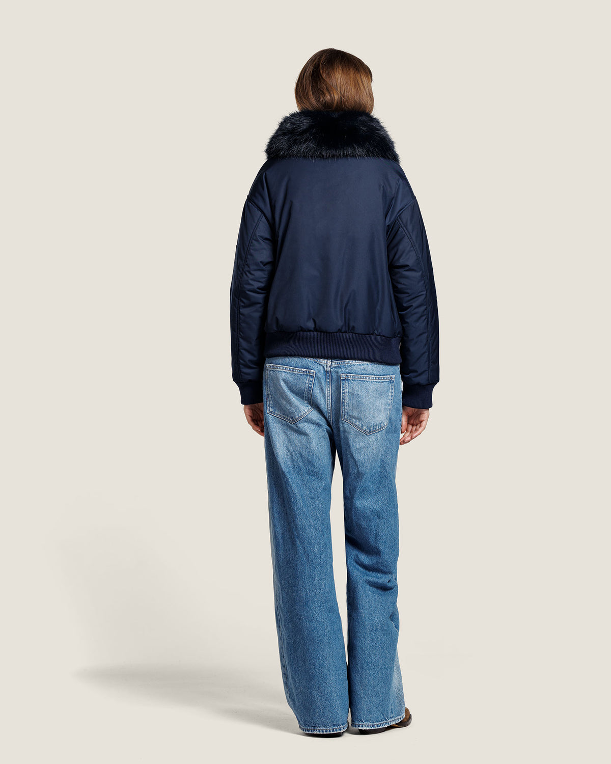 JULIETTE NYLON FUR JACKET