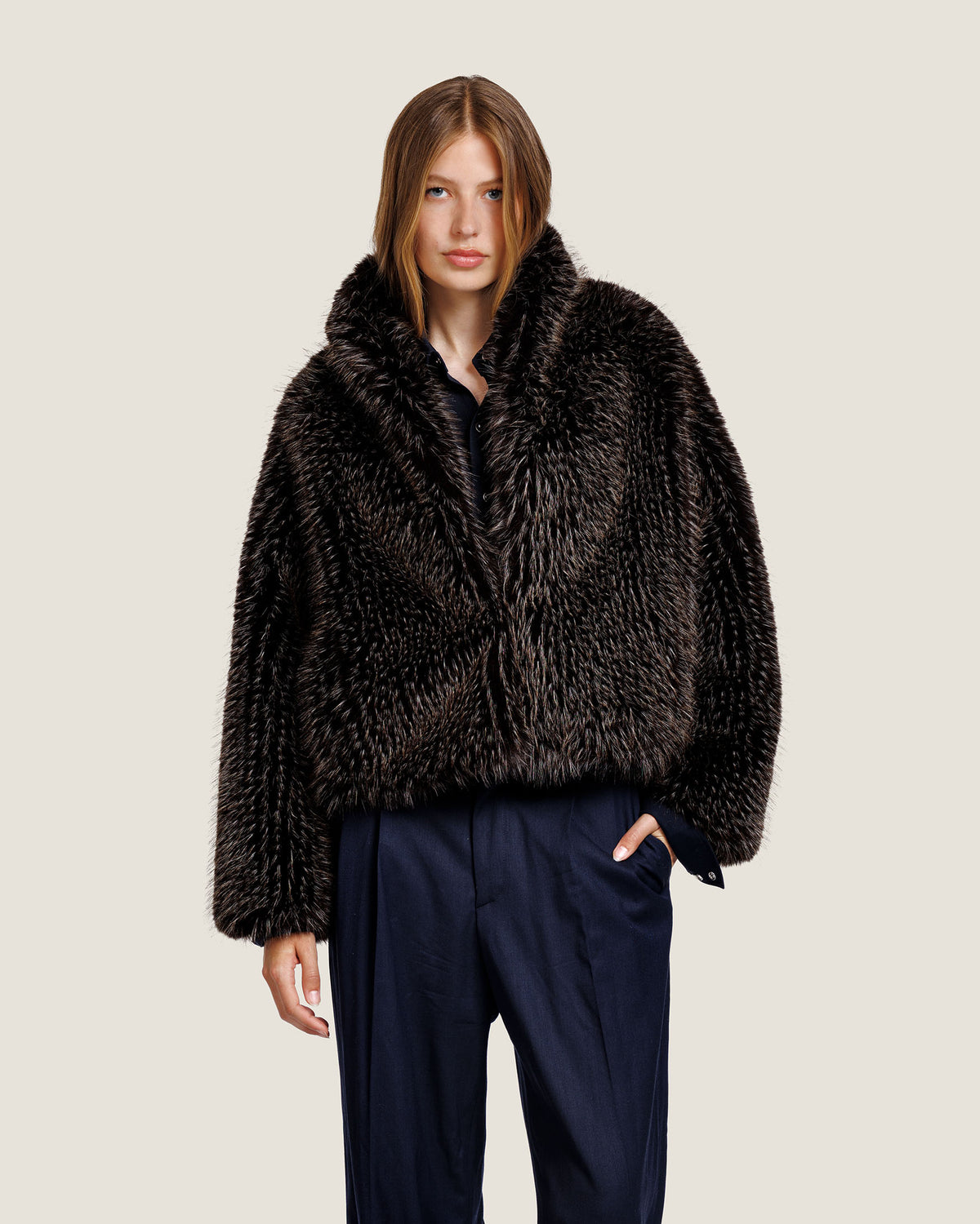 LUNA FAUX FUR JACKET
