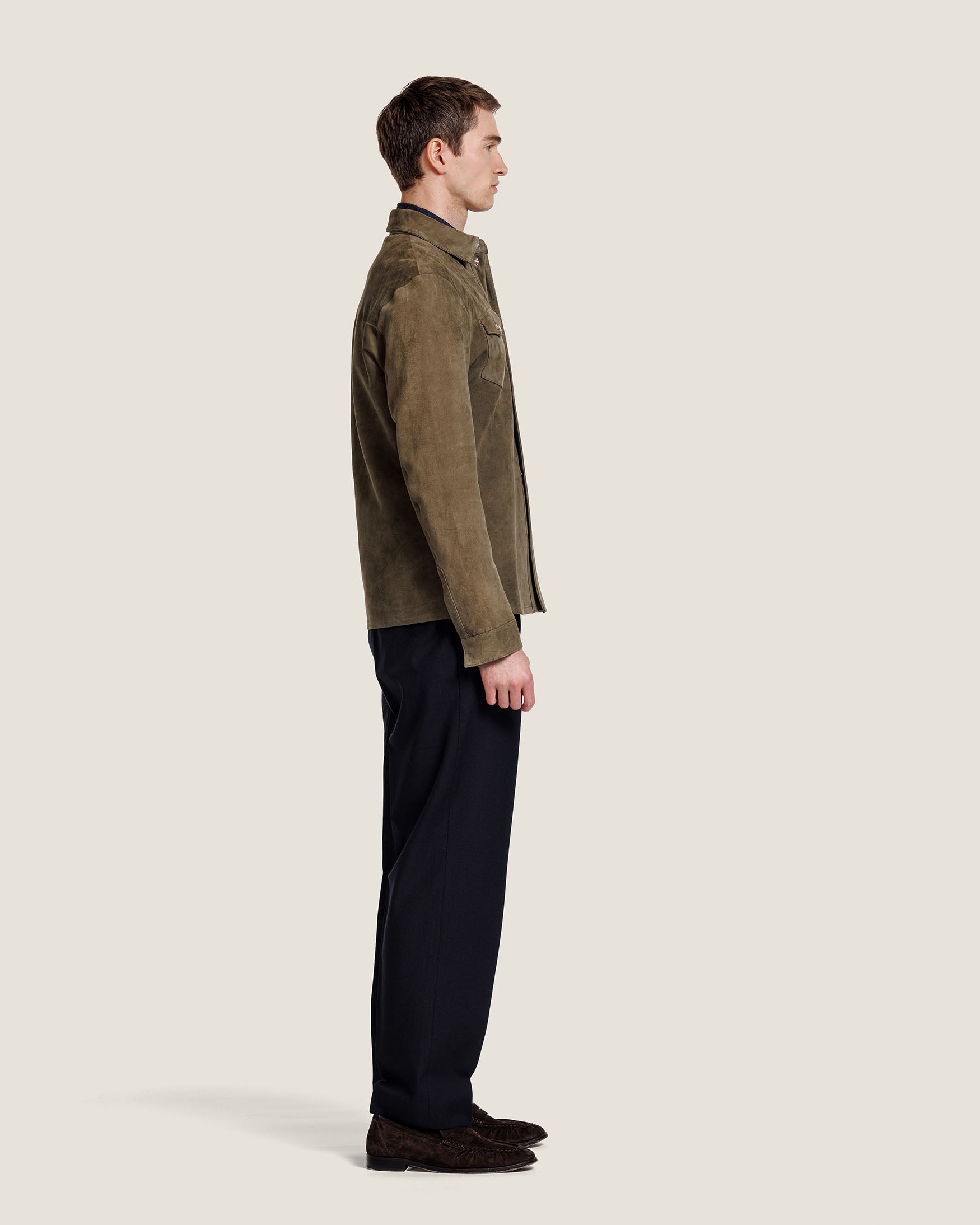 ROCCO SUEDE OVERSHIRT