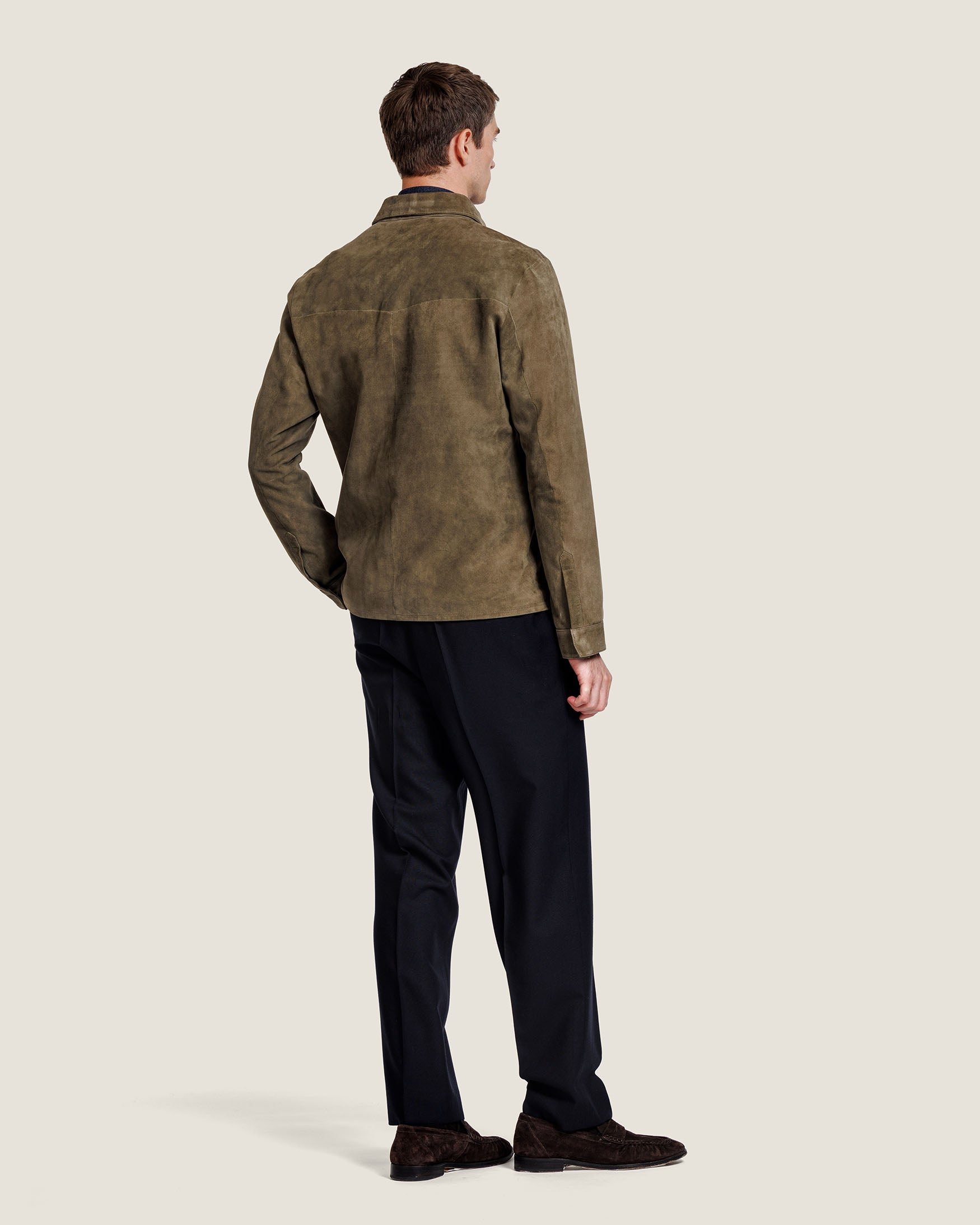 ROCCO SUEDE OVERSHIRT