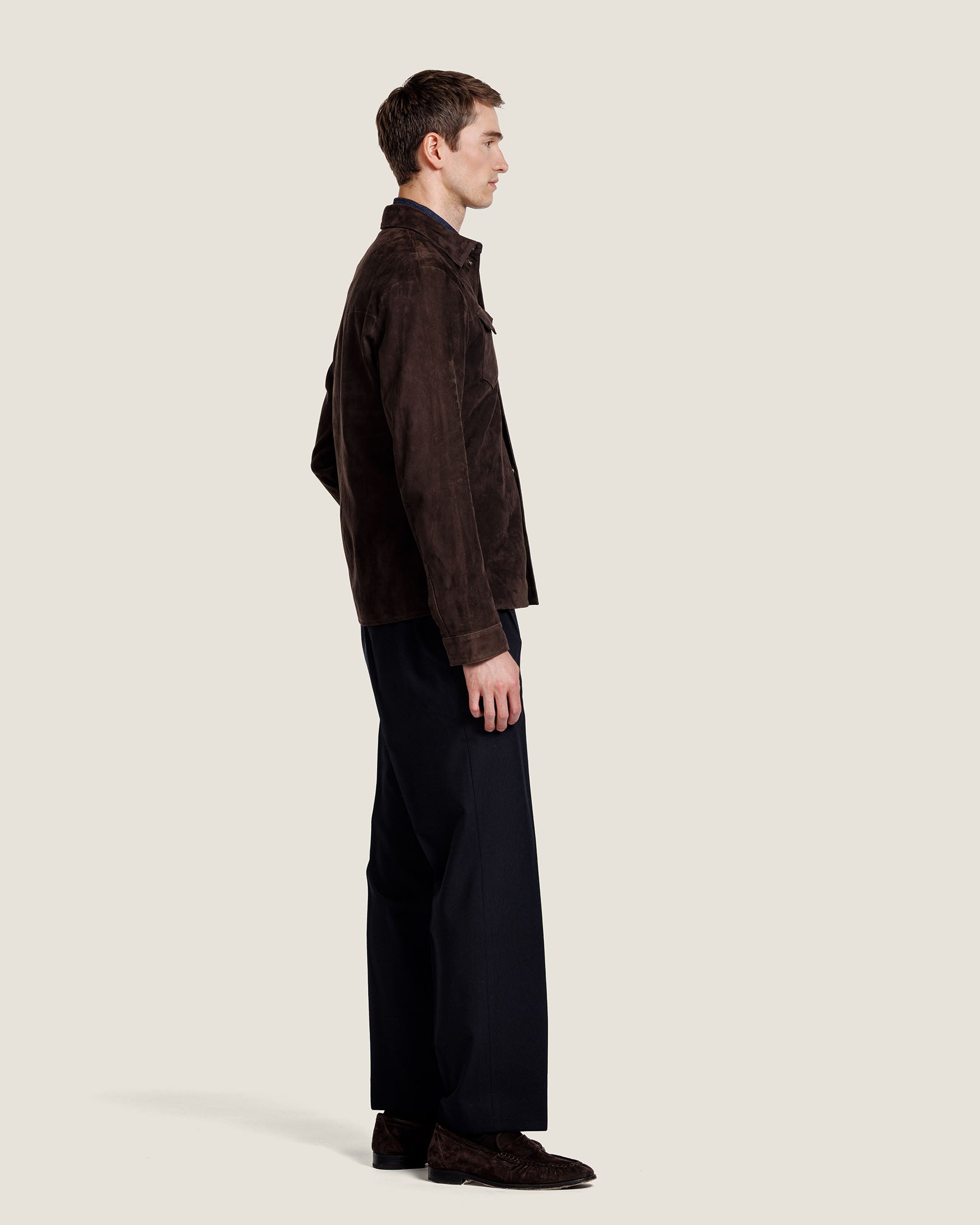 ROCCO SUEDE OVERSHIRT