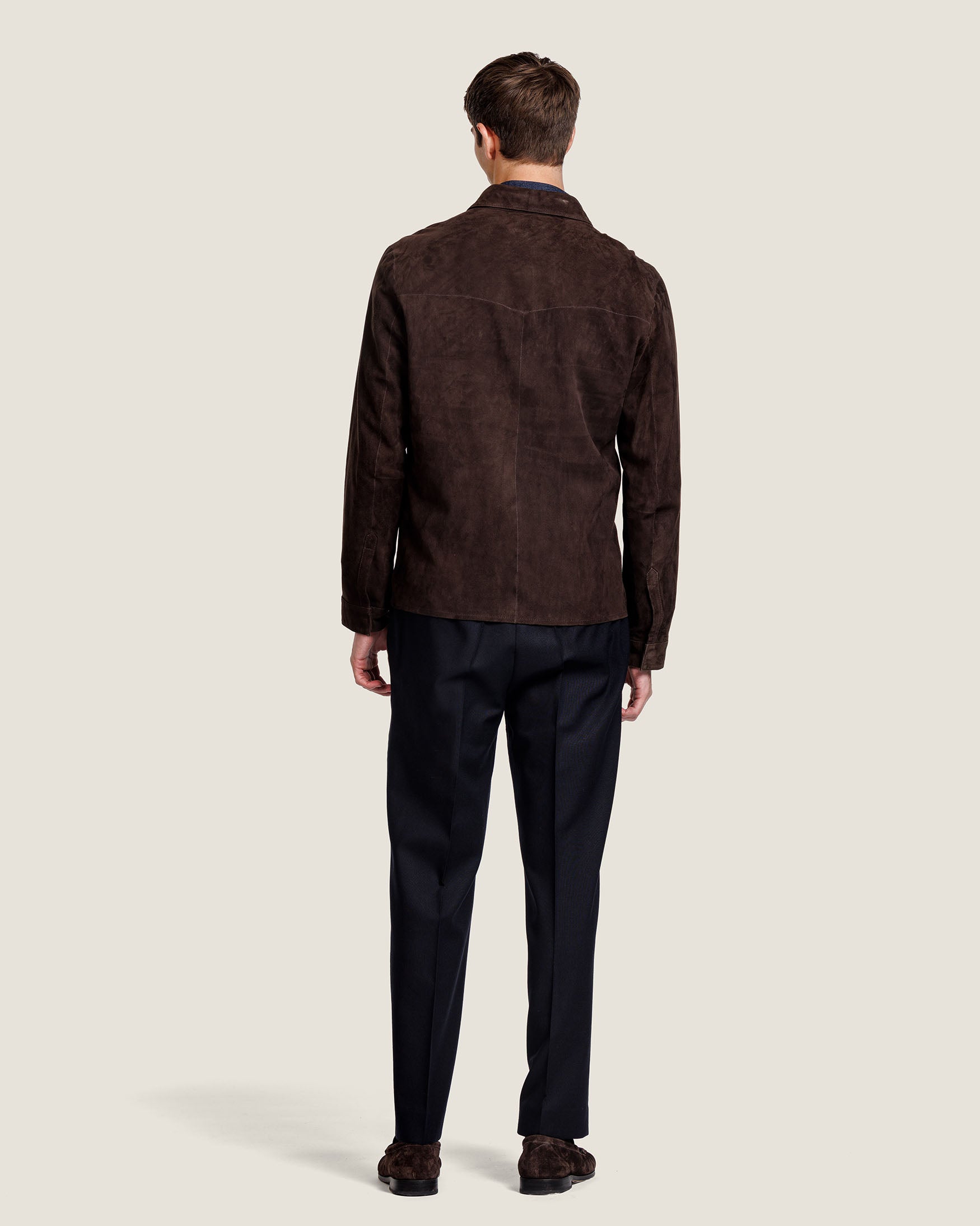 ROCCO SUEDE OVERSHIRT