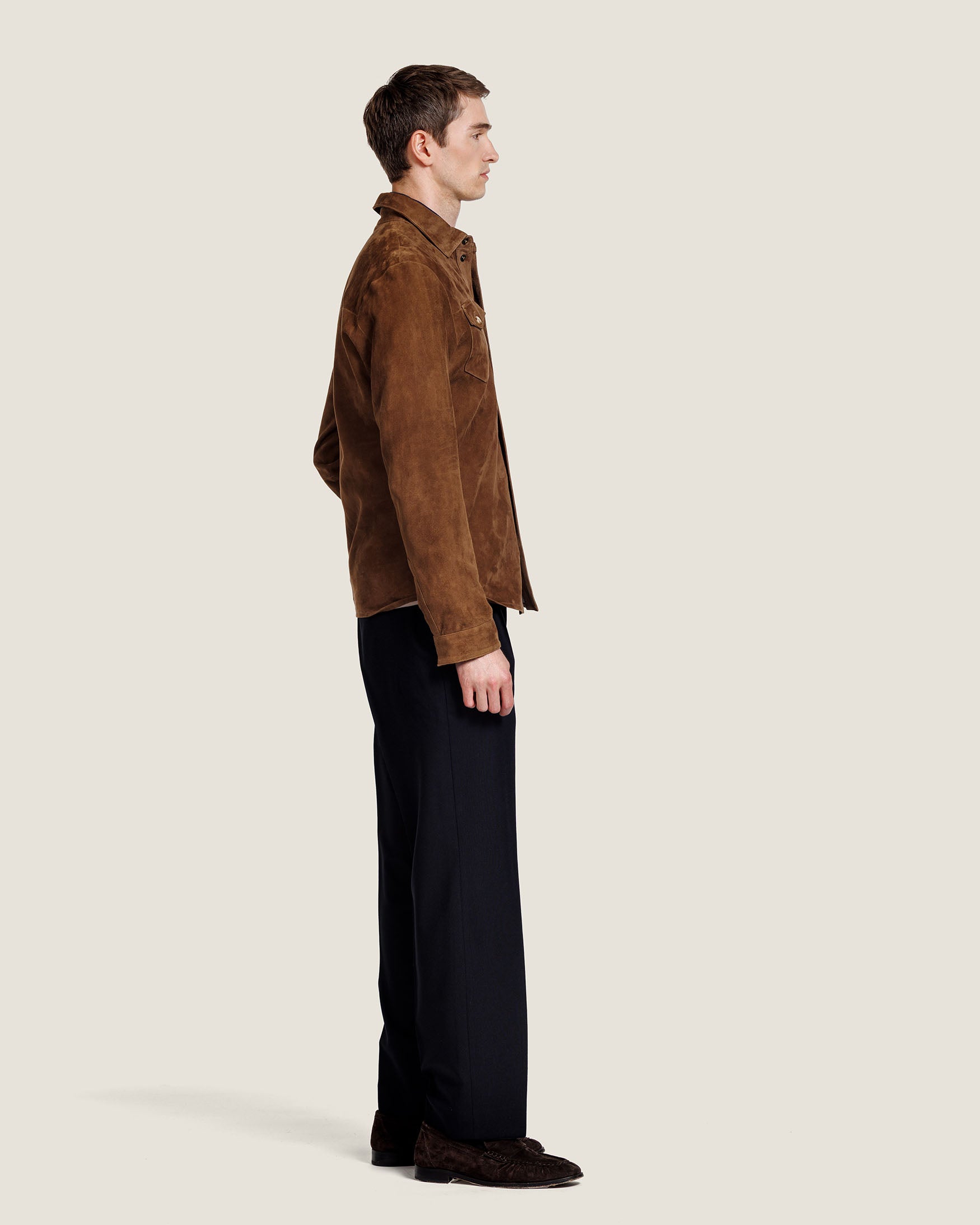 ROCCO SUEDE OVERSHIRT