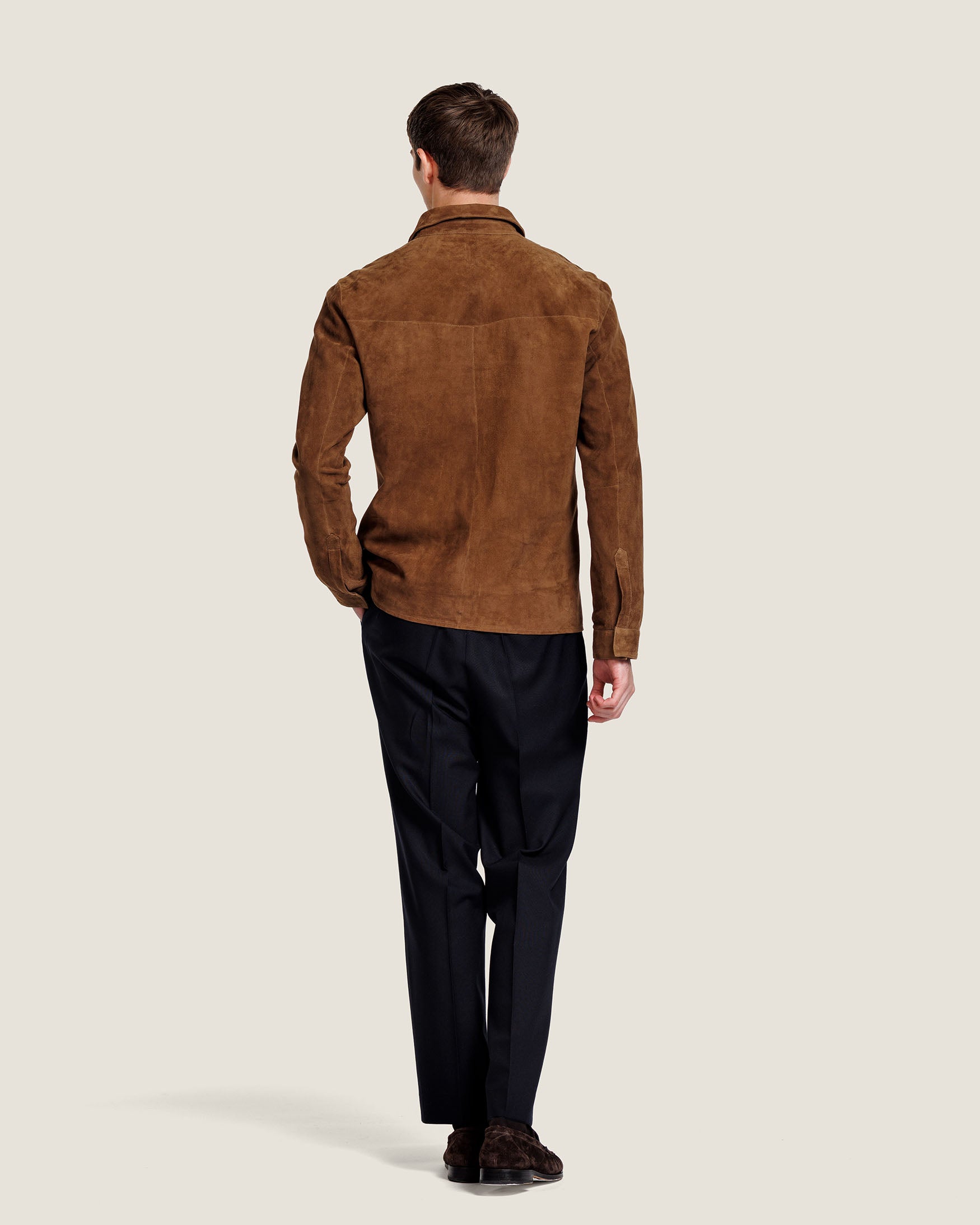 ROCCO SUEDE OVERSHIRT