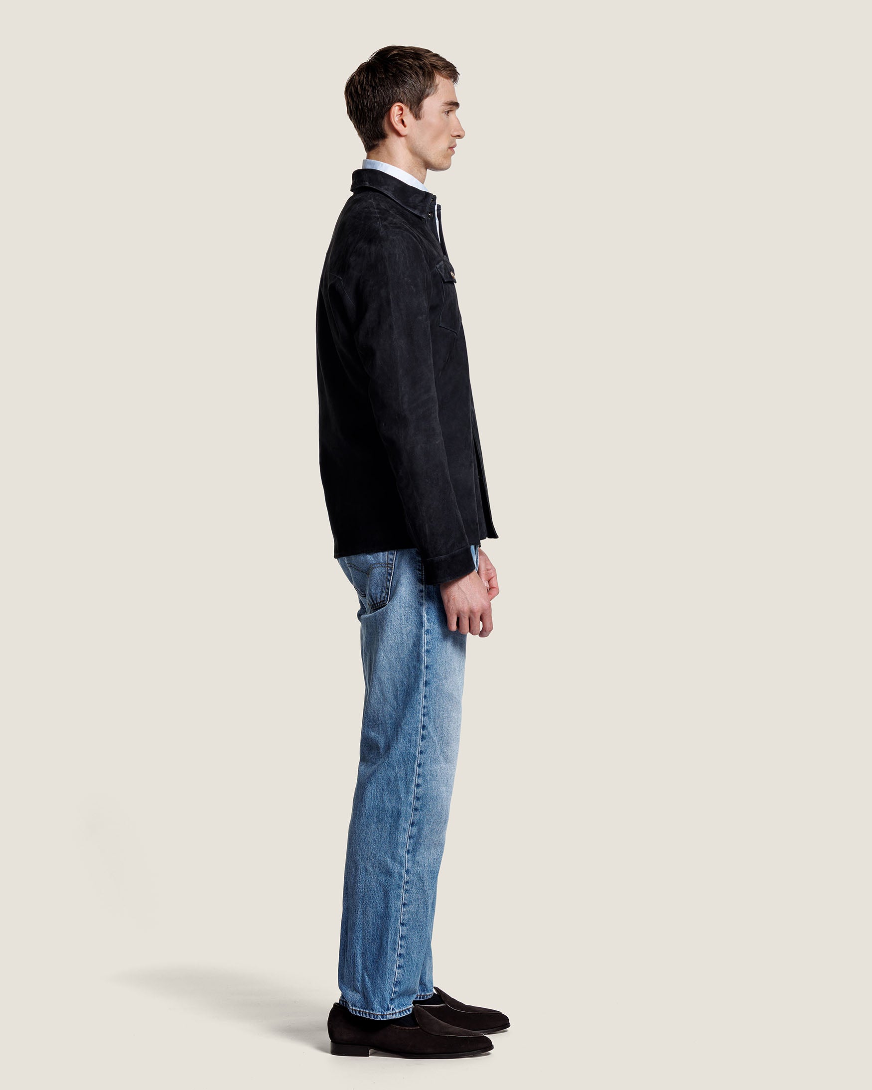 ROCCO SUEDE OVERSHIRT
