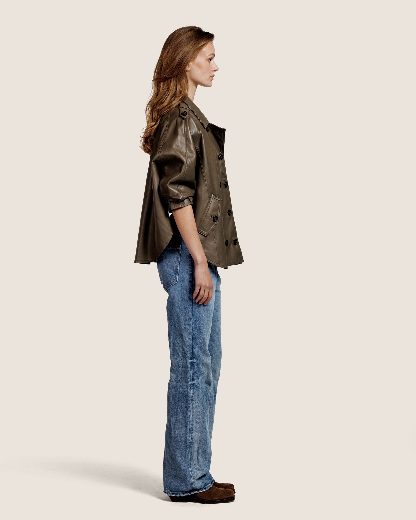 Bibi | Leather Blouse