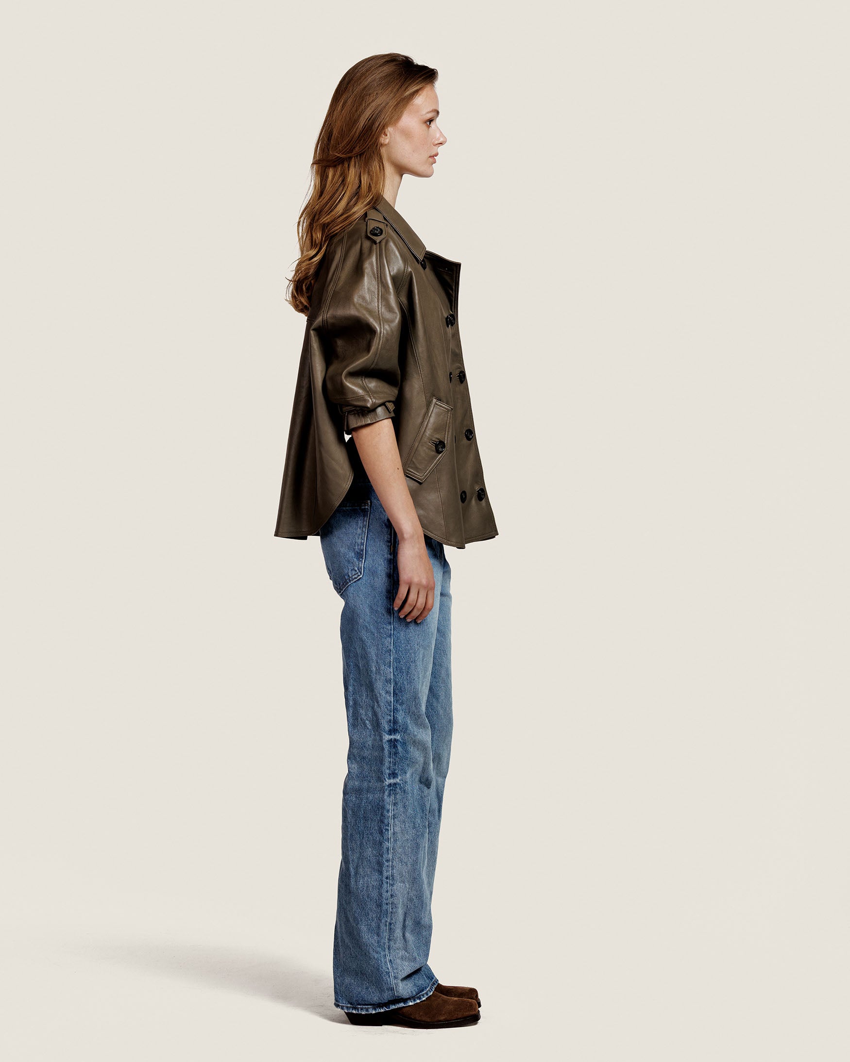 Bibi | Leather Blouse