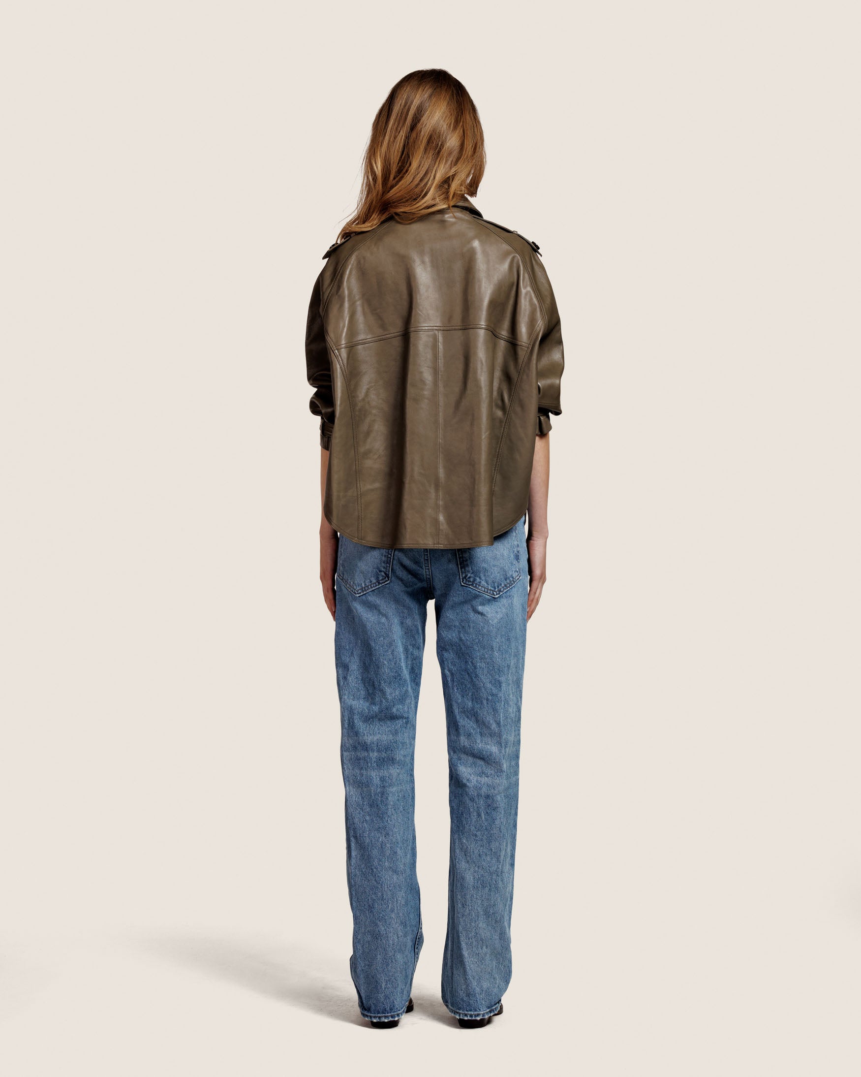 Bibi | Leather Blouse