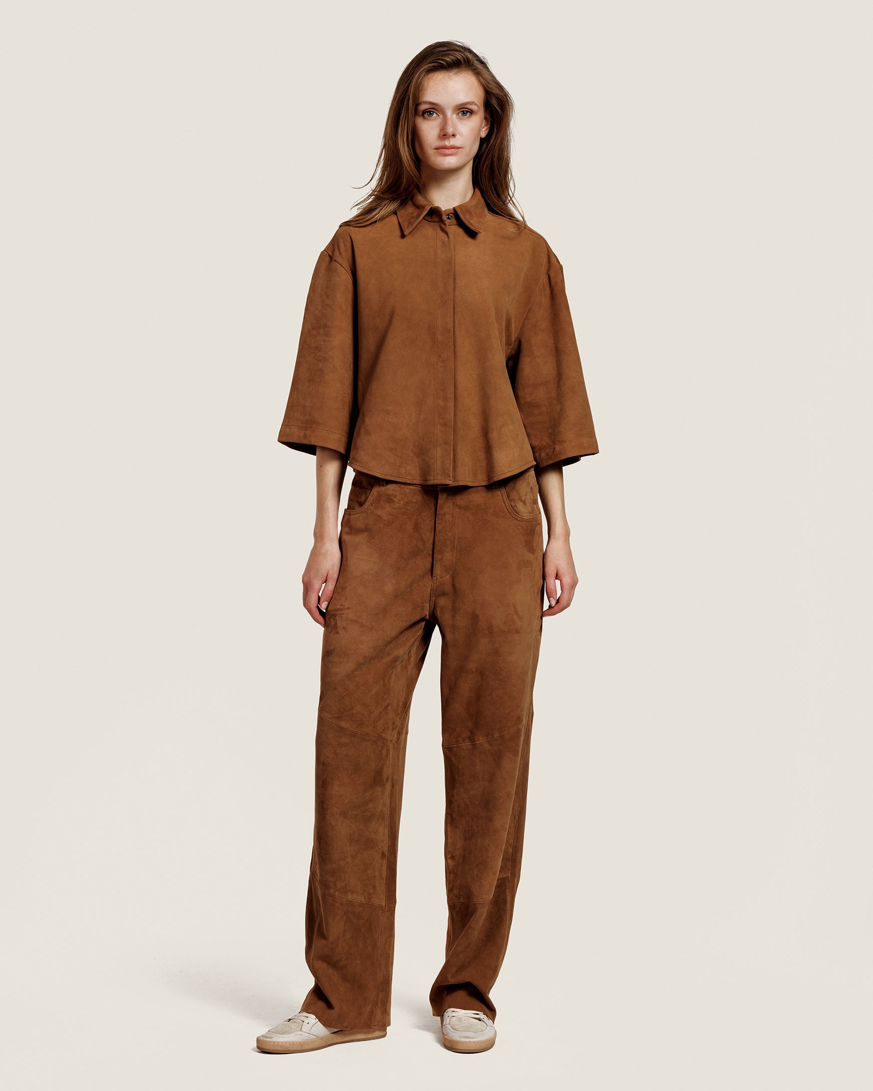 Flo - Suede Trousers