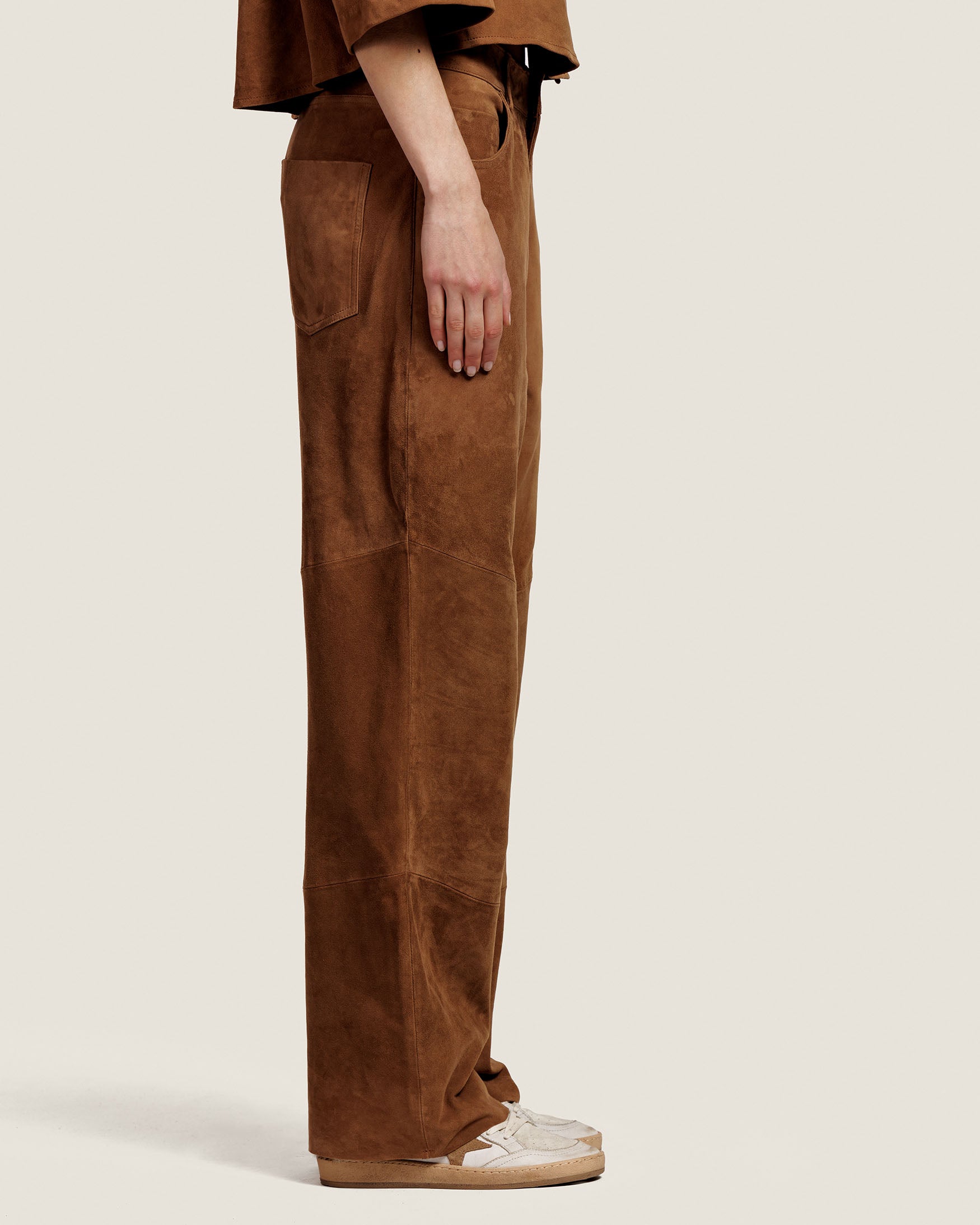 Flo - Suede Trousers