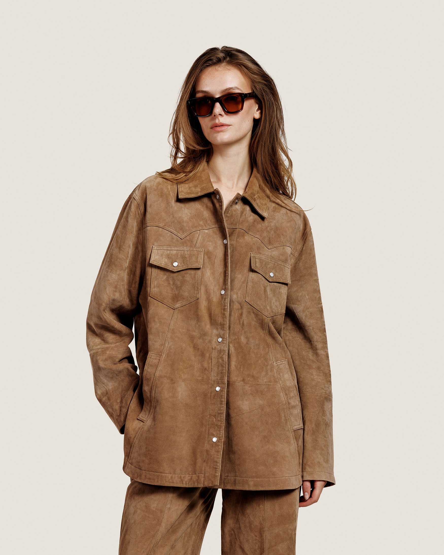 Georgia - Suede Overshirt