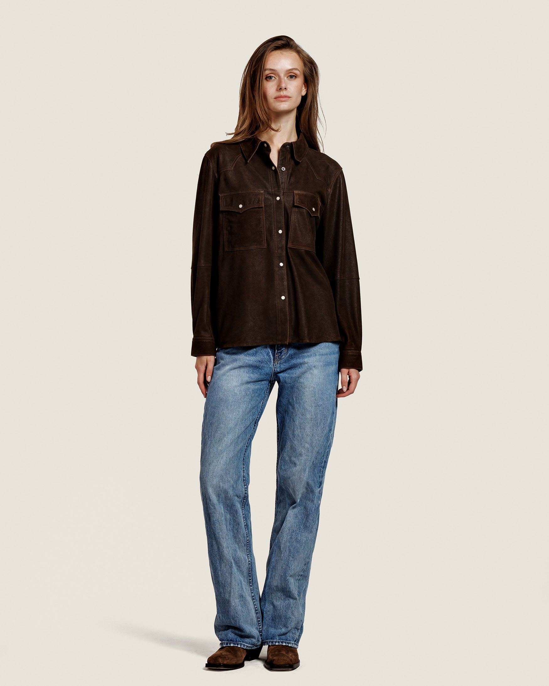 Havana - Suede blouse