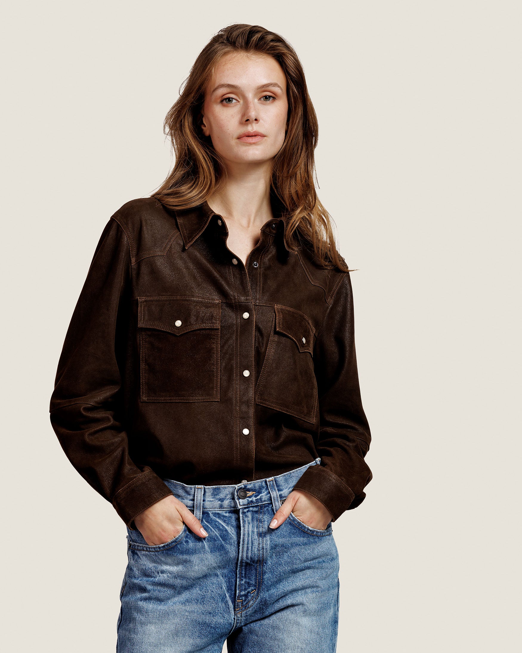 Havana - Suede blouse