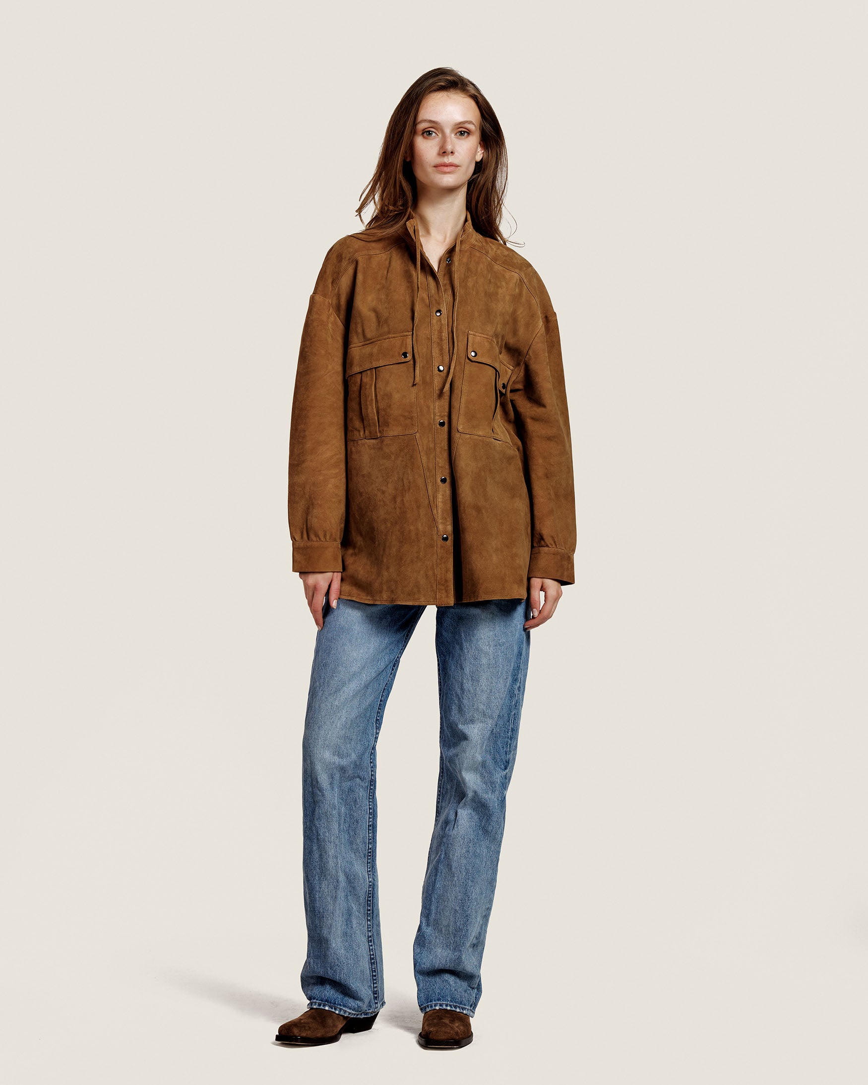 Haya - Suede blouse
