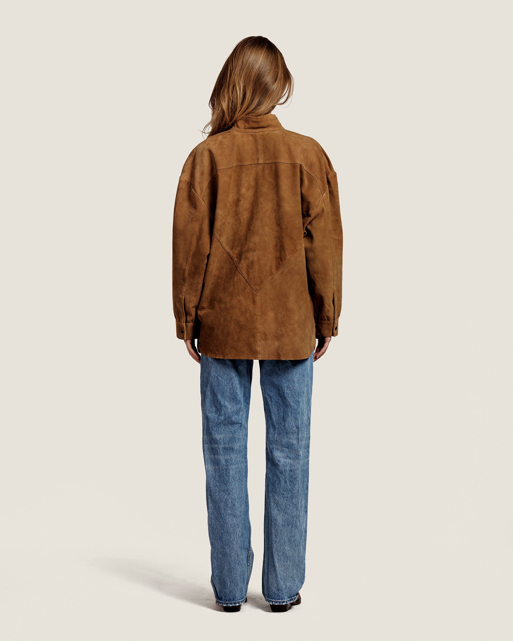 Haya - Suede blouse