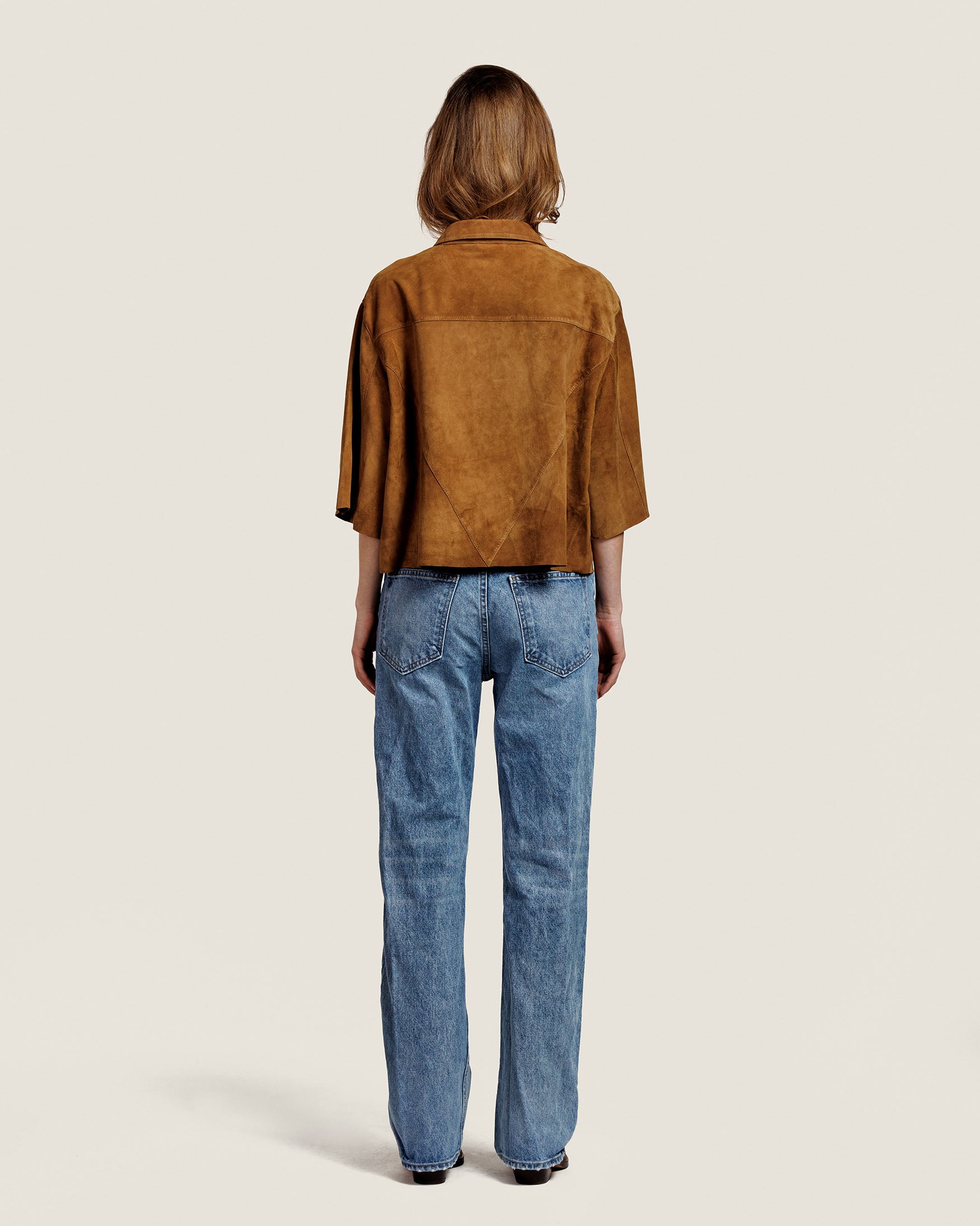 Luana - Suede blouse