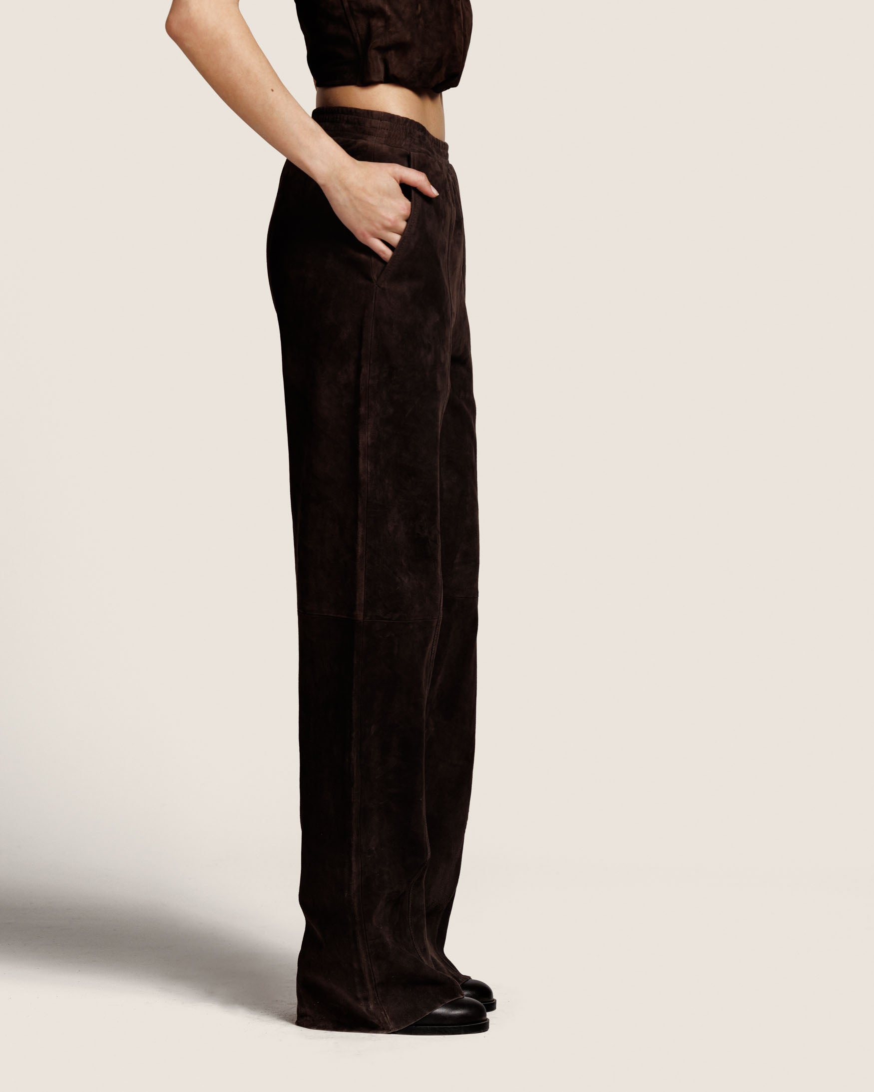 Lucca | Suede Trousers