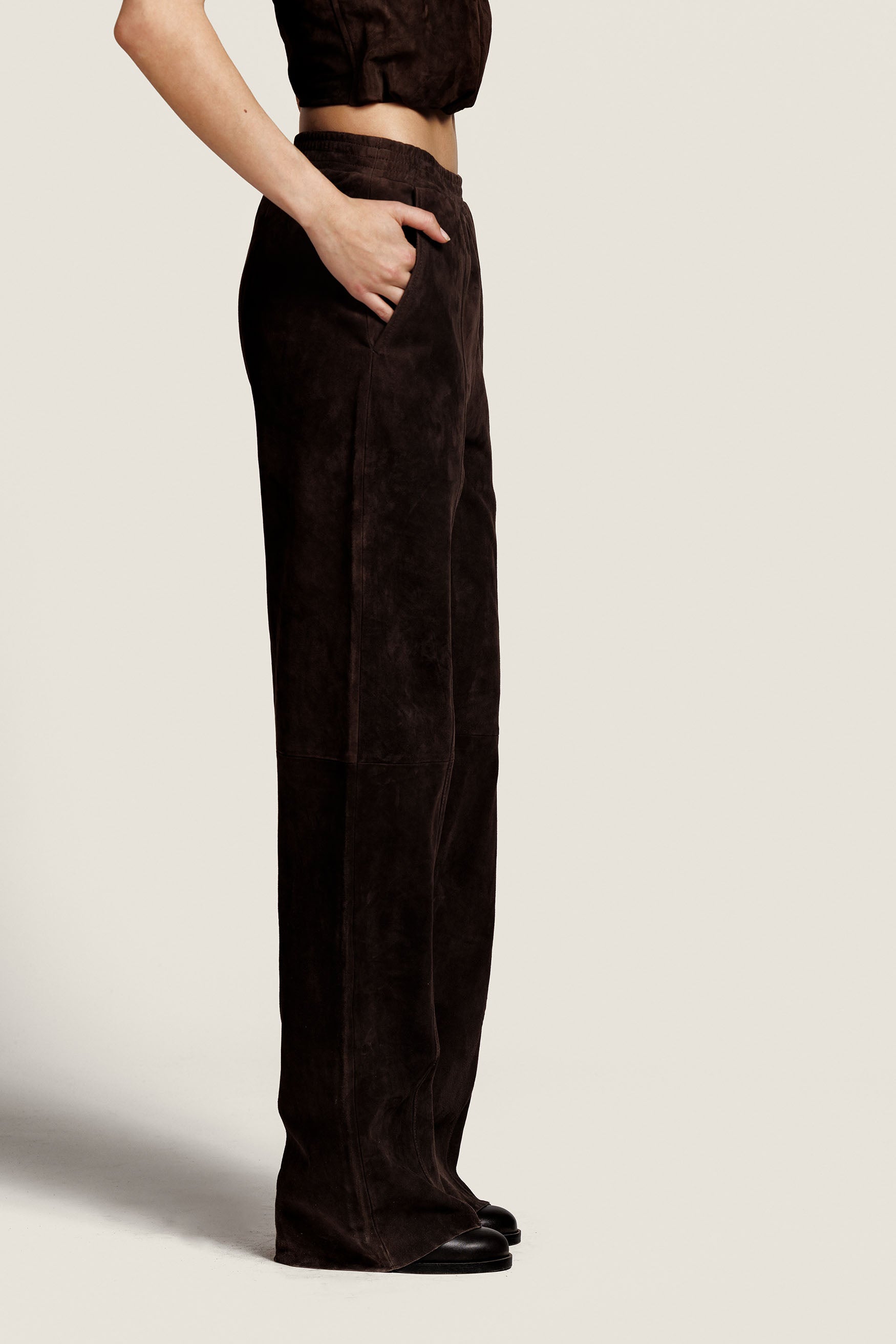 Lucca | Suede Trousers