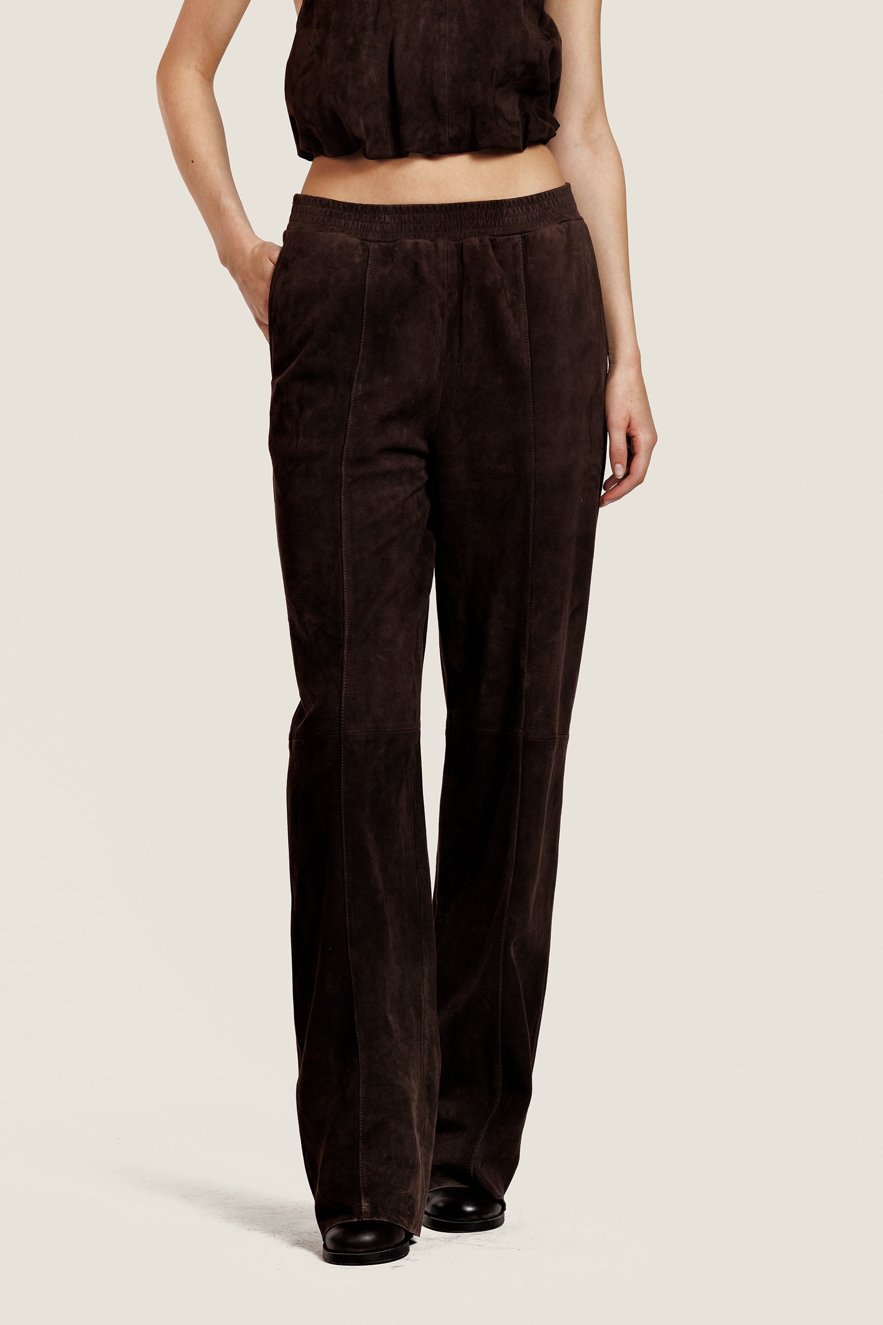 Lucca | Suede Trousers
