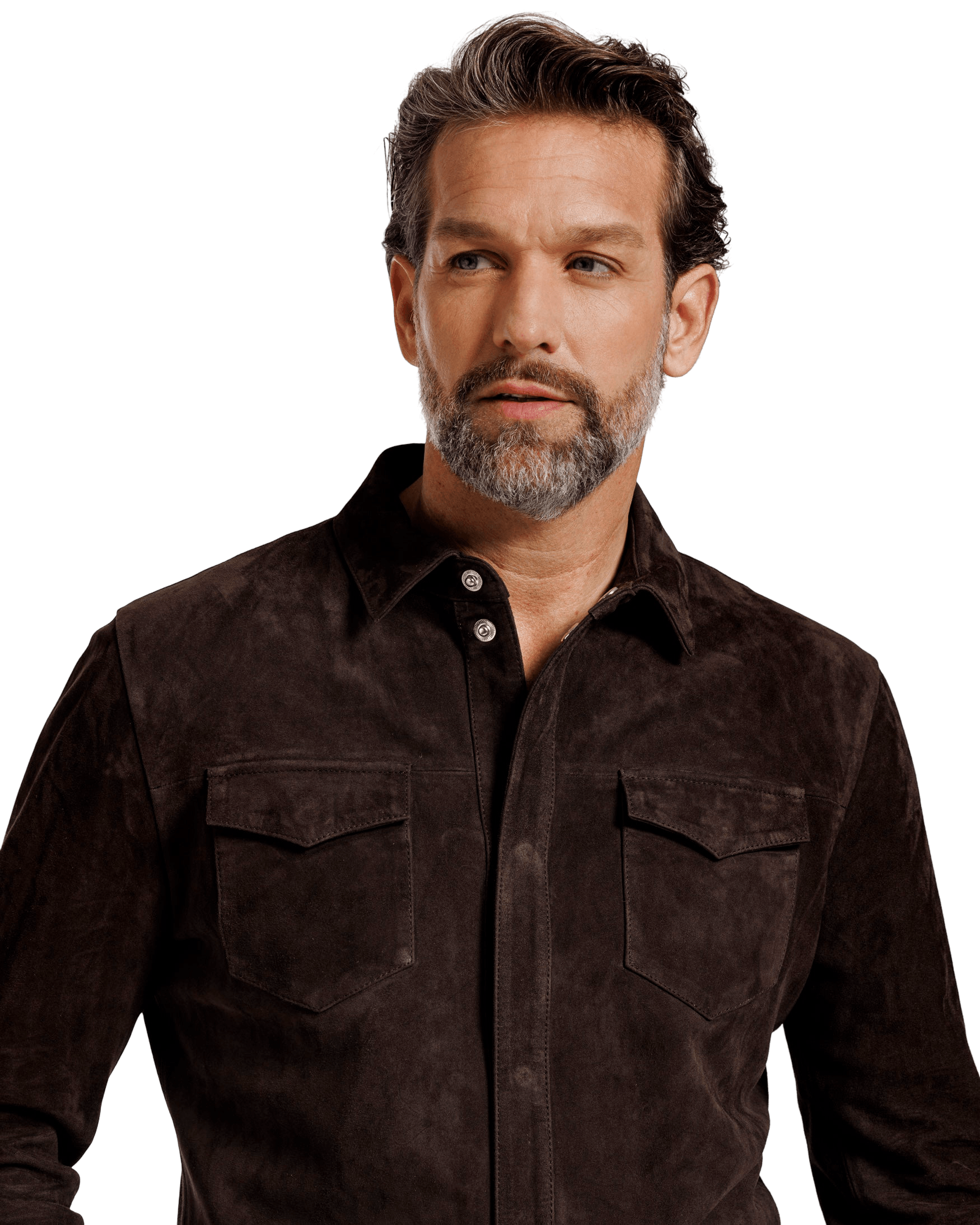 Robert - Suede overshirt