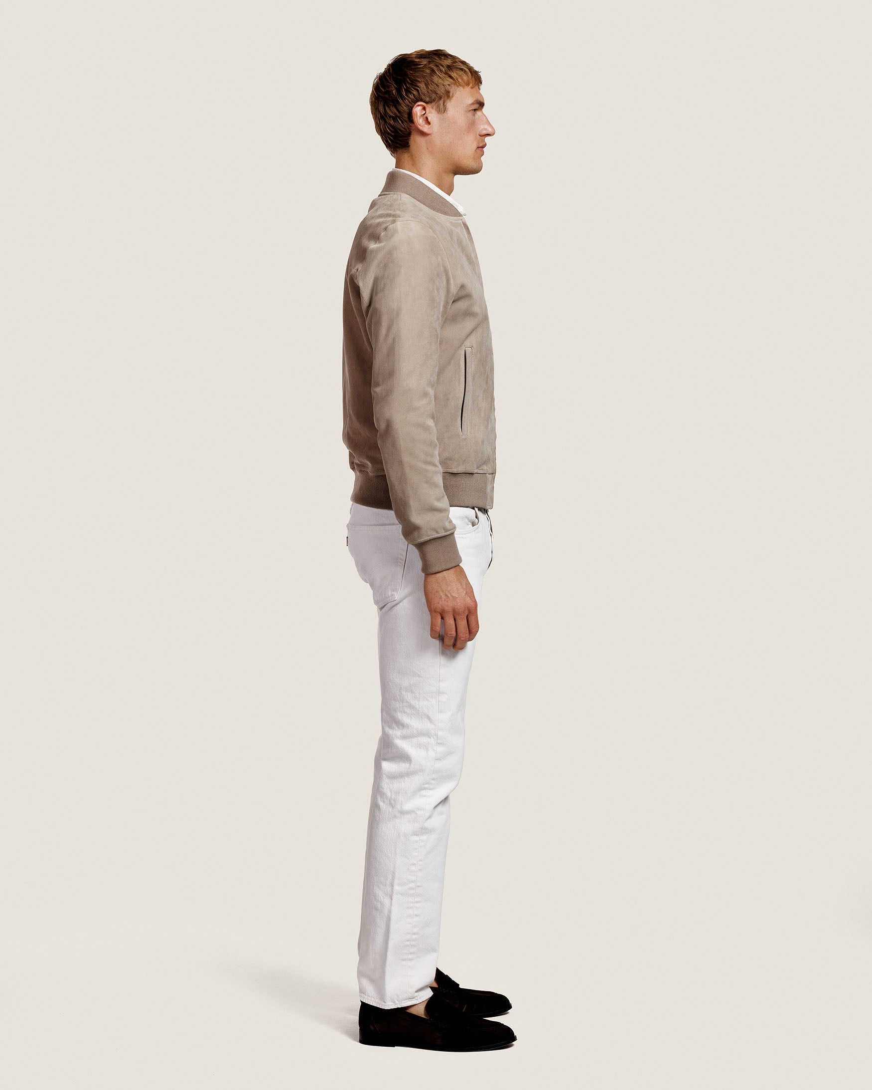 Michael - Suede bomber