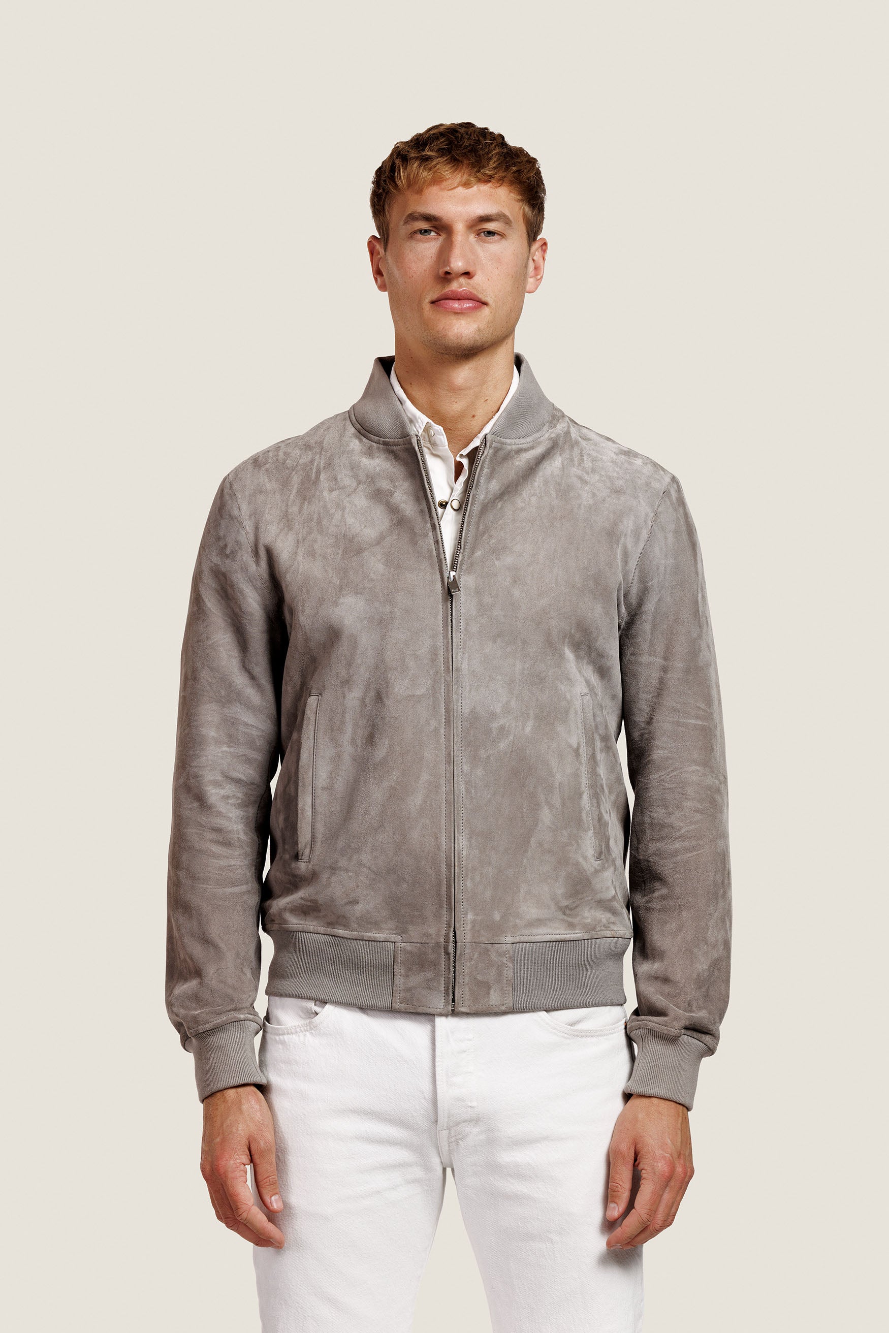 Michael - Suede bomber