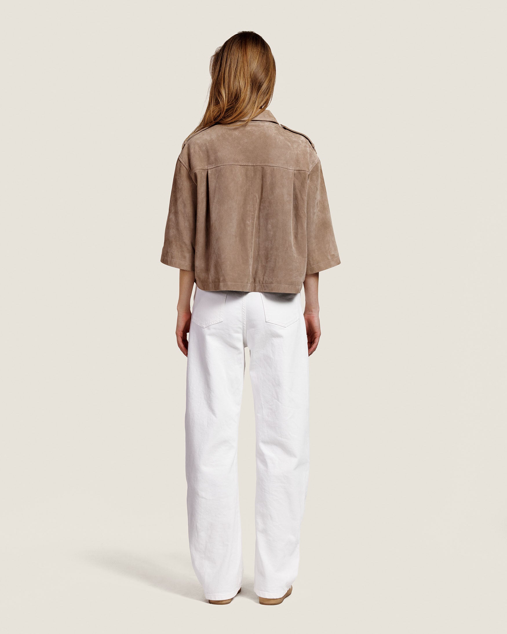 Nala - Suede blouse