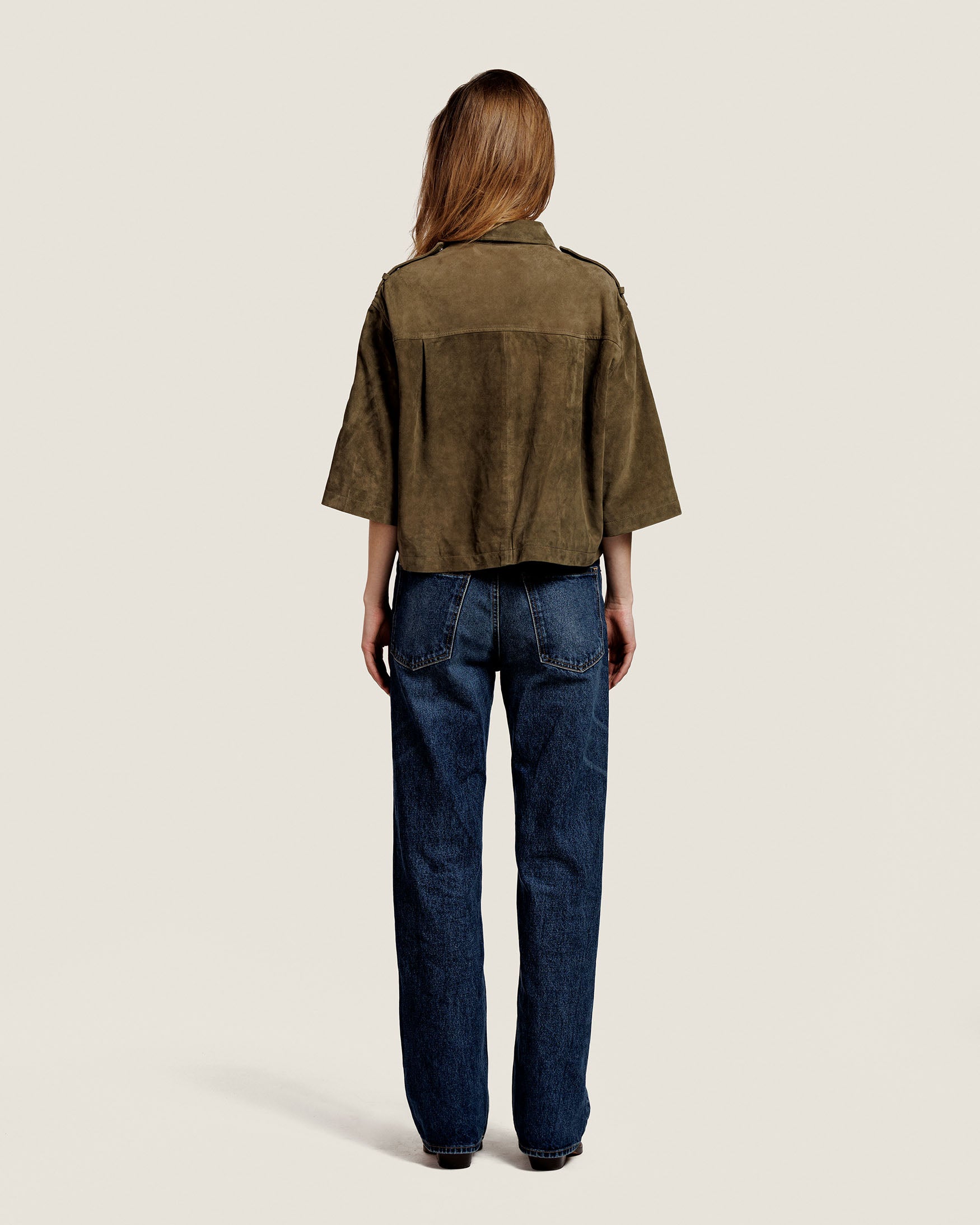 Nala - Suede blouse