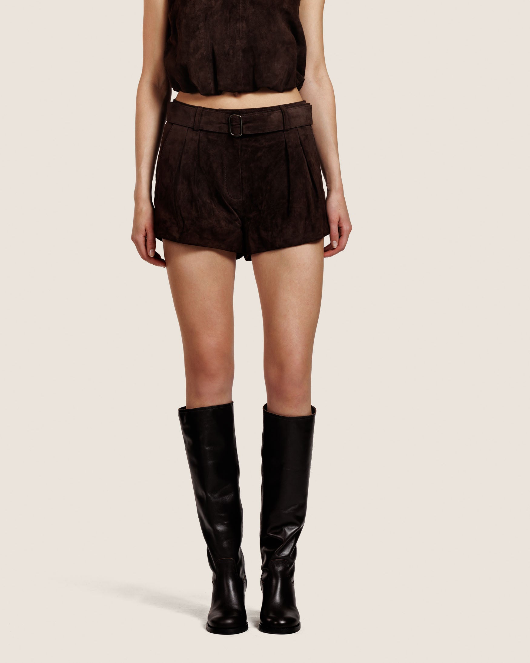 Lilly | Suede Shorts