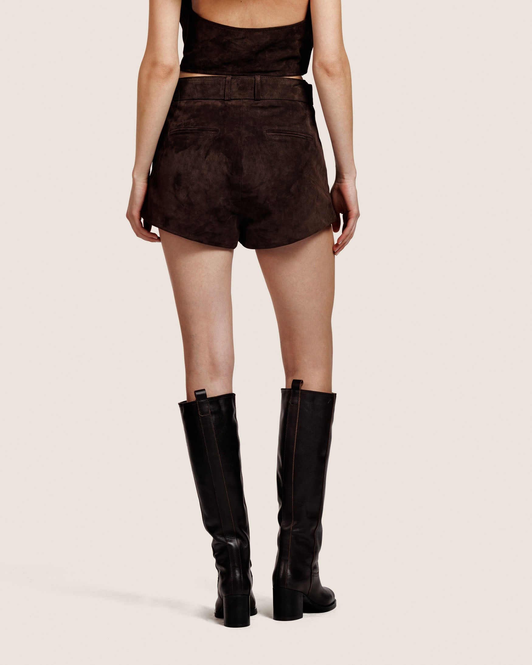 Lilly | Suede Shorts
