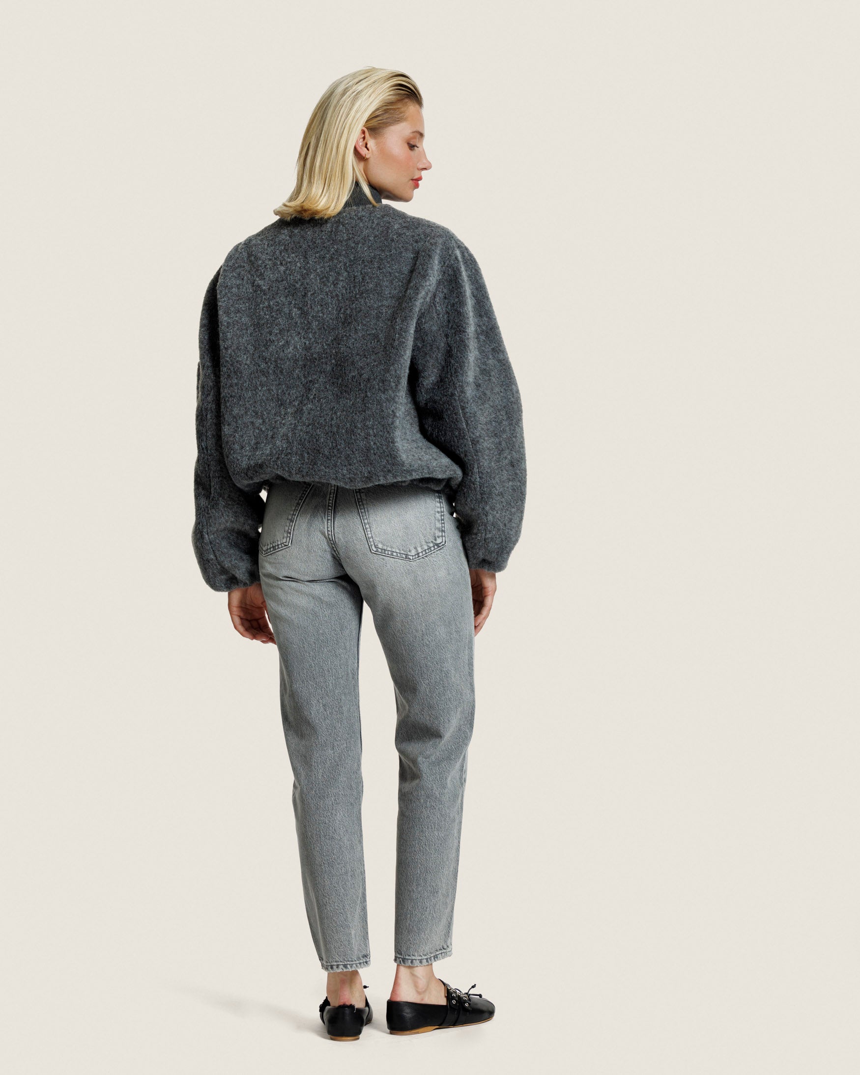 ジャケット・アウター PEARL DOT JACKET CHARCOAL GRAY clane GULL 