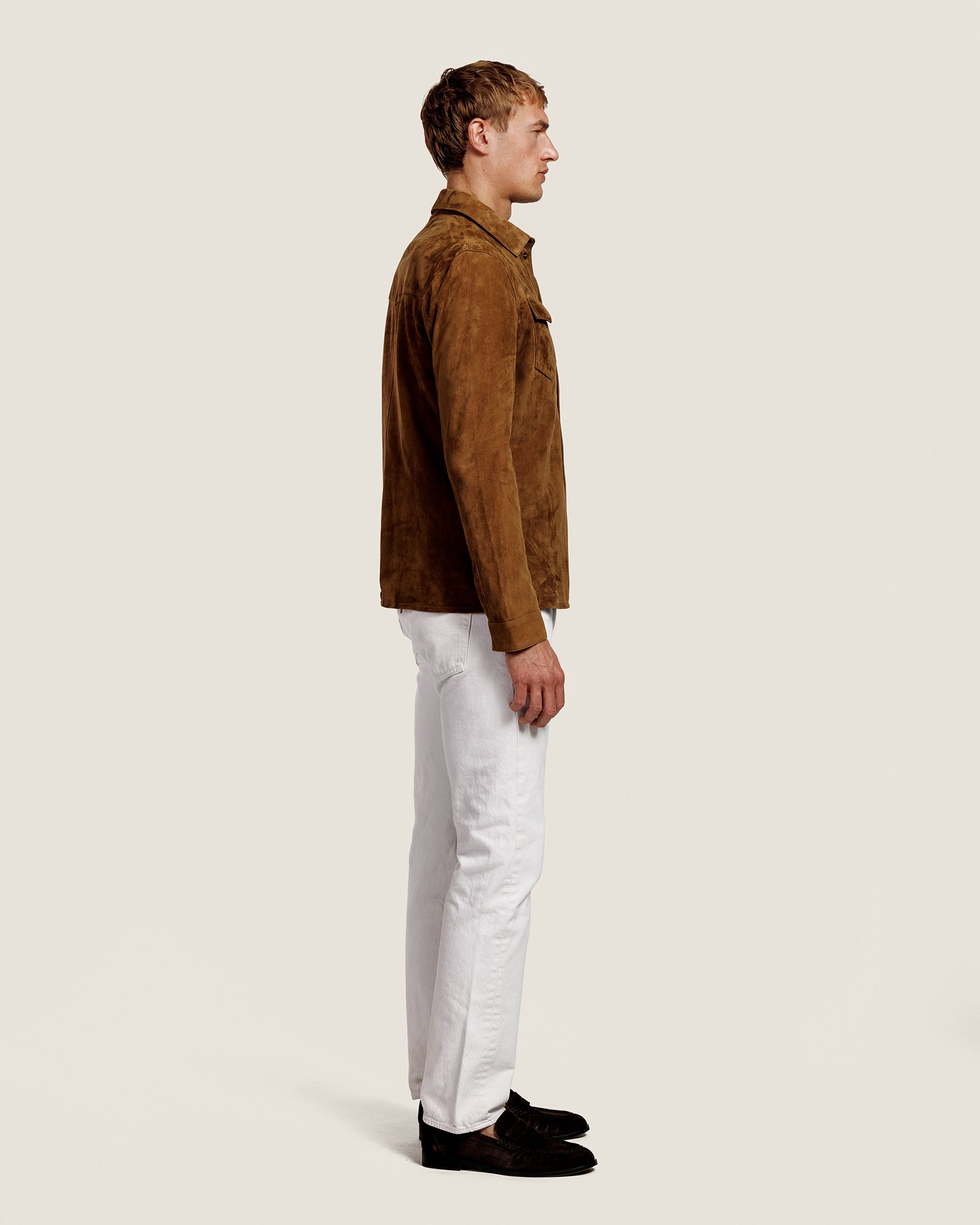 Robert - Suede overshirt