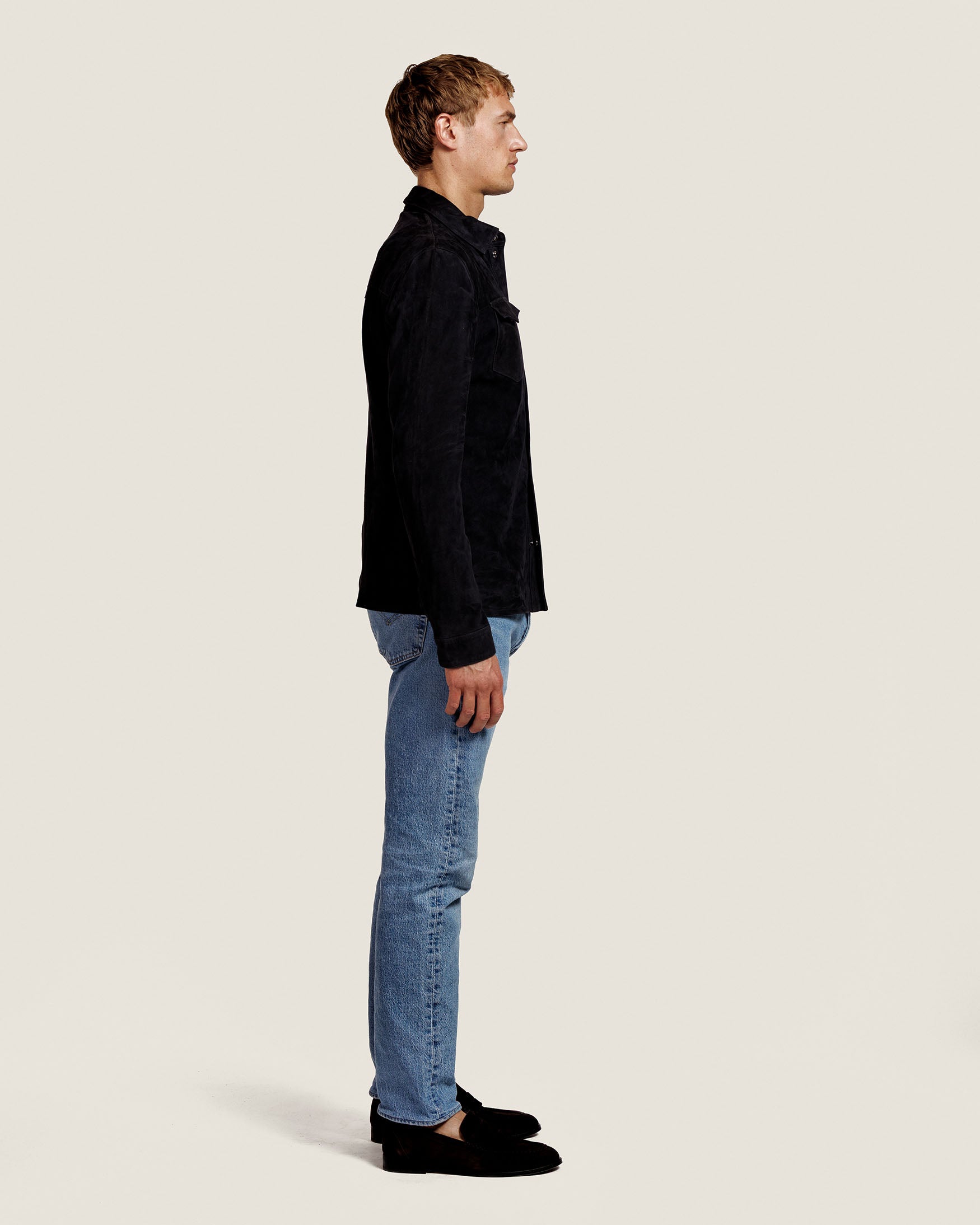 Robert - Suede overshirt