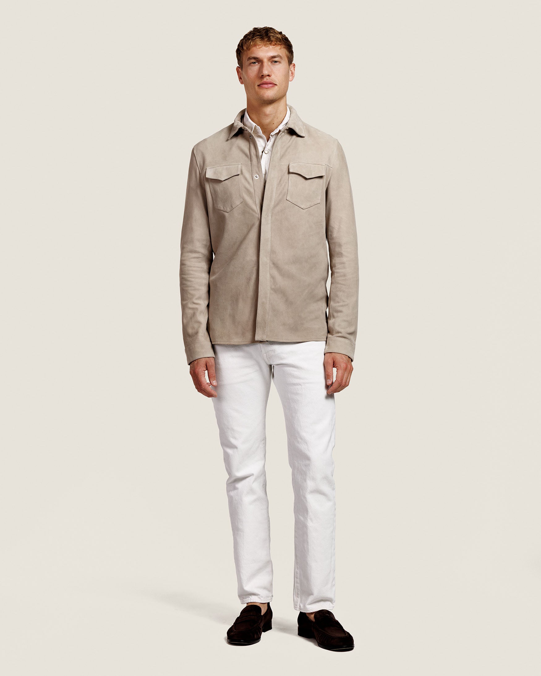 Robert - Suede overshirt