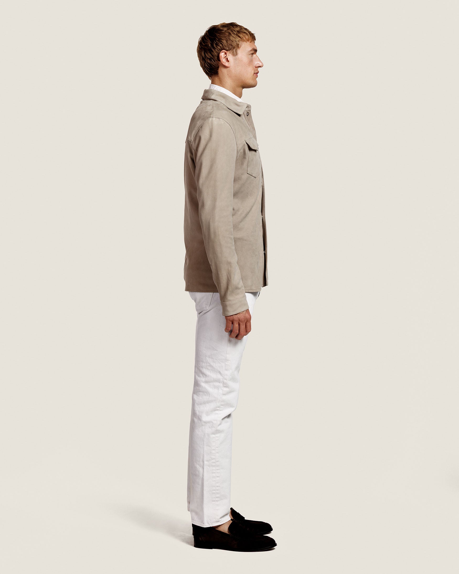 Robert - Suede overshirt