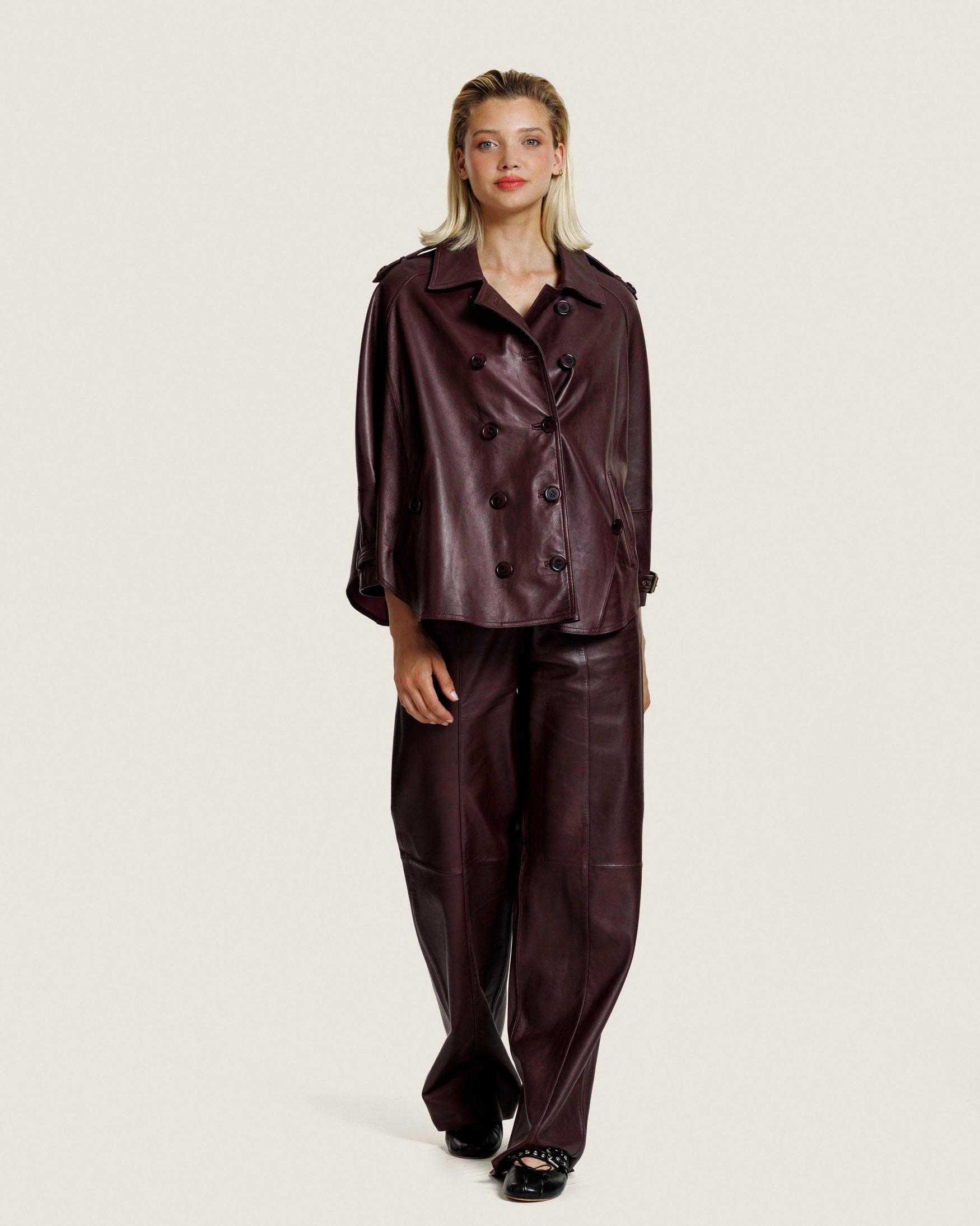 Bibi - Leather Blouse